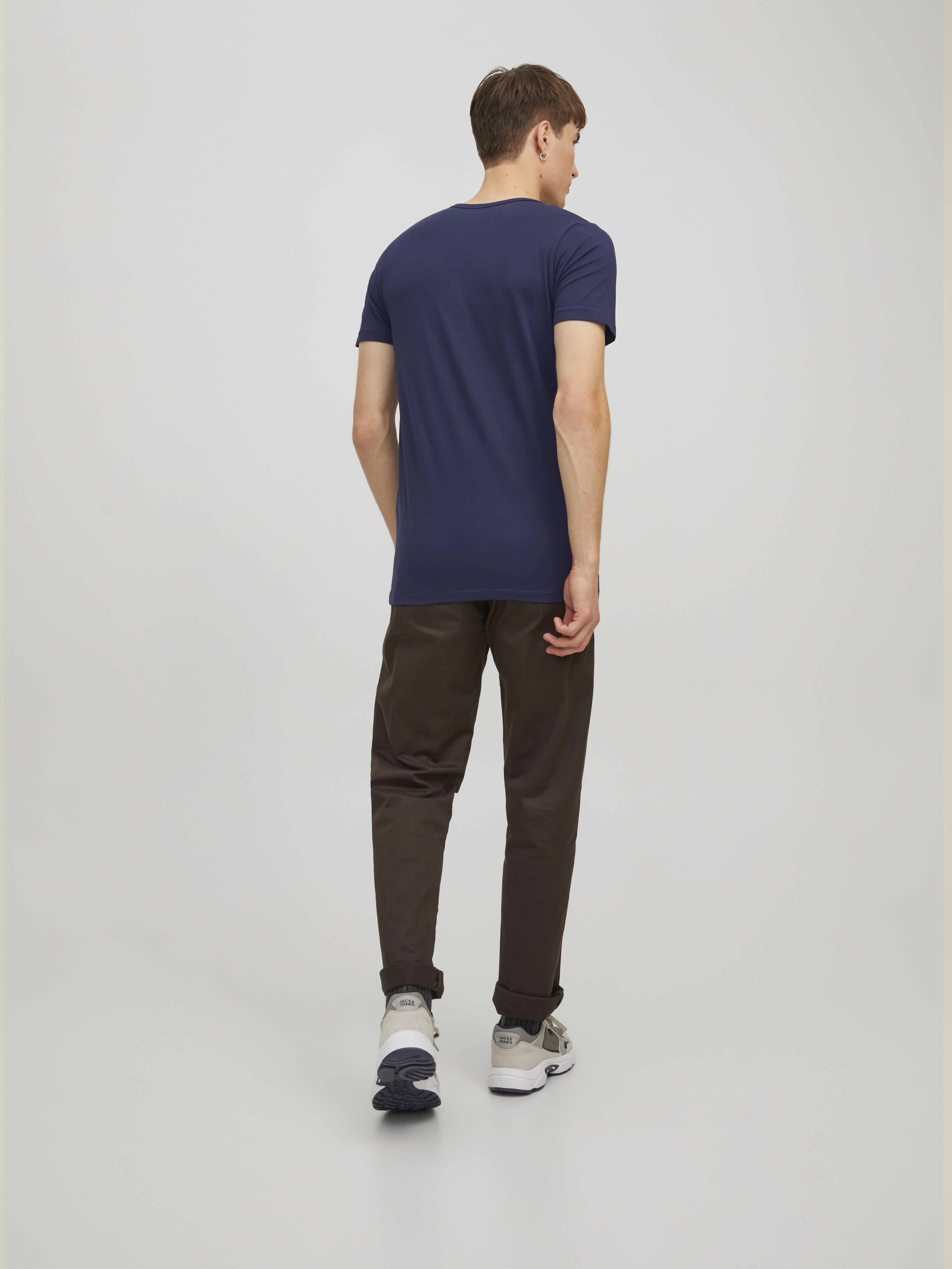 Jack & Jones Herren T-Shirts kurz Navy Blue