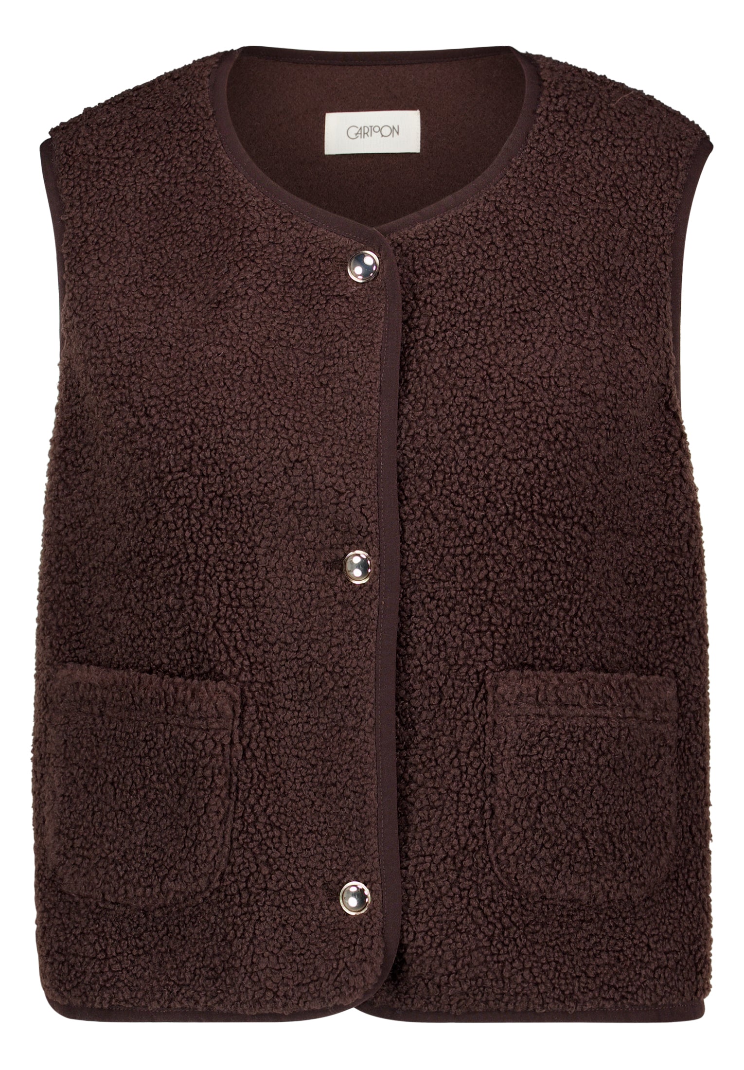 Cartoon Damen Sweatjacken Black Coffee