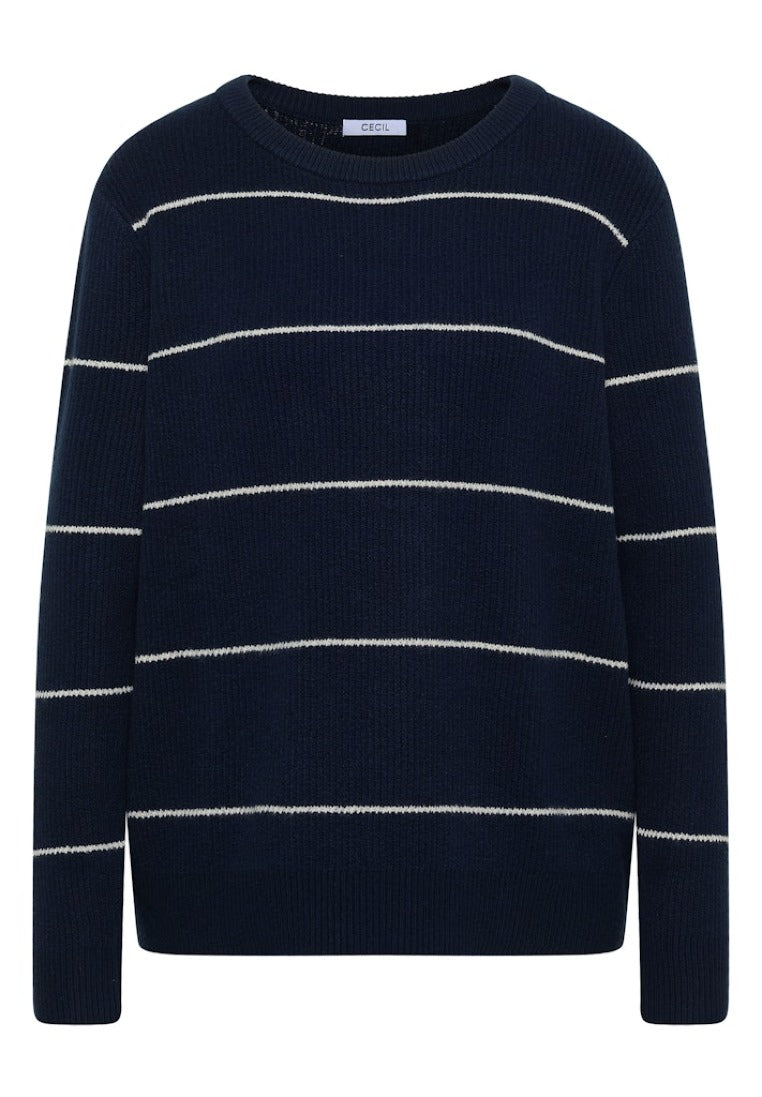 Cecil Damen Pullover Deep Deni