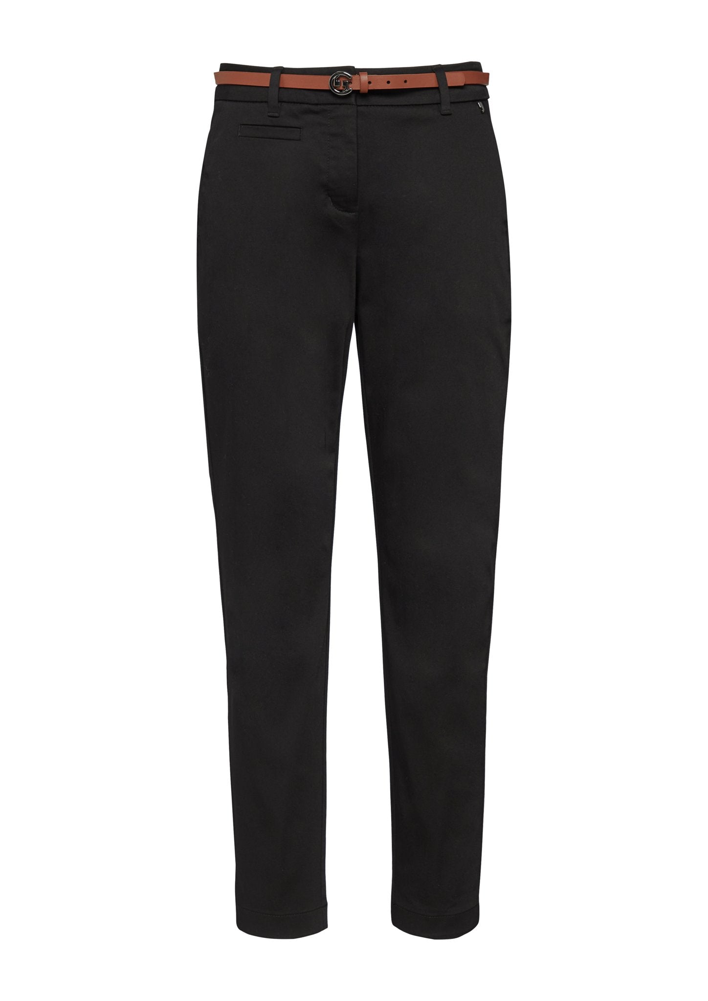 Comma Damen Hosen Grey/Black