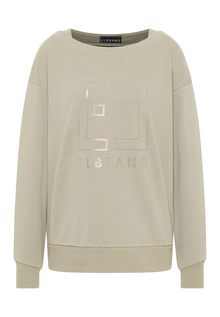 Elbsand Damen Sweatshirts Pale Fern