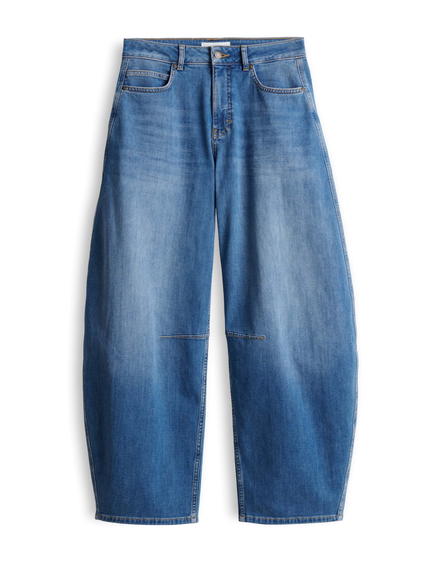 Opus Pants Damen Jeans Mid Blue