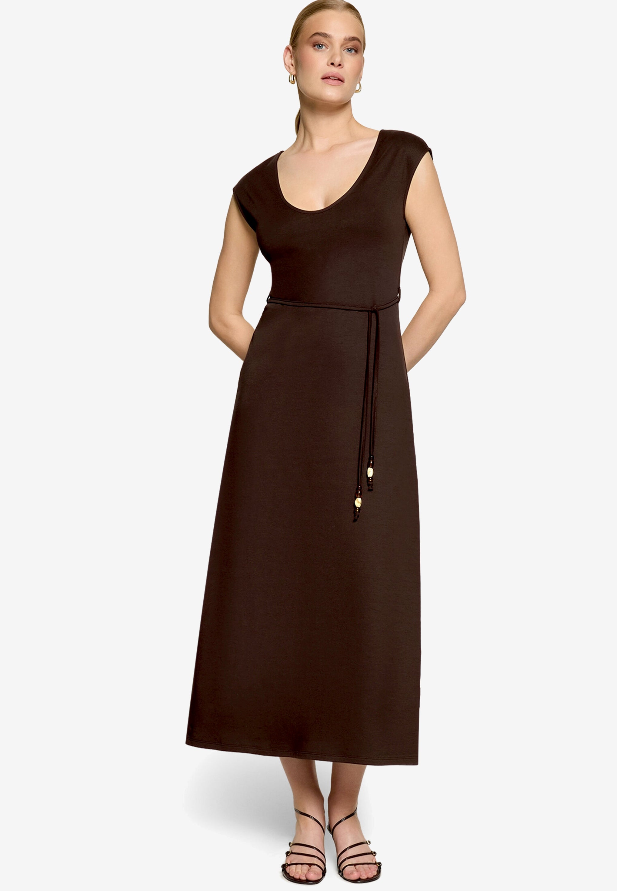 Zero Damen Kleider Chocolate Plum