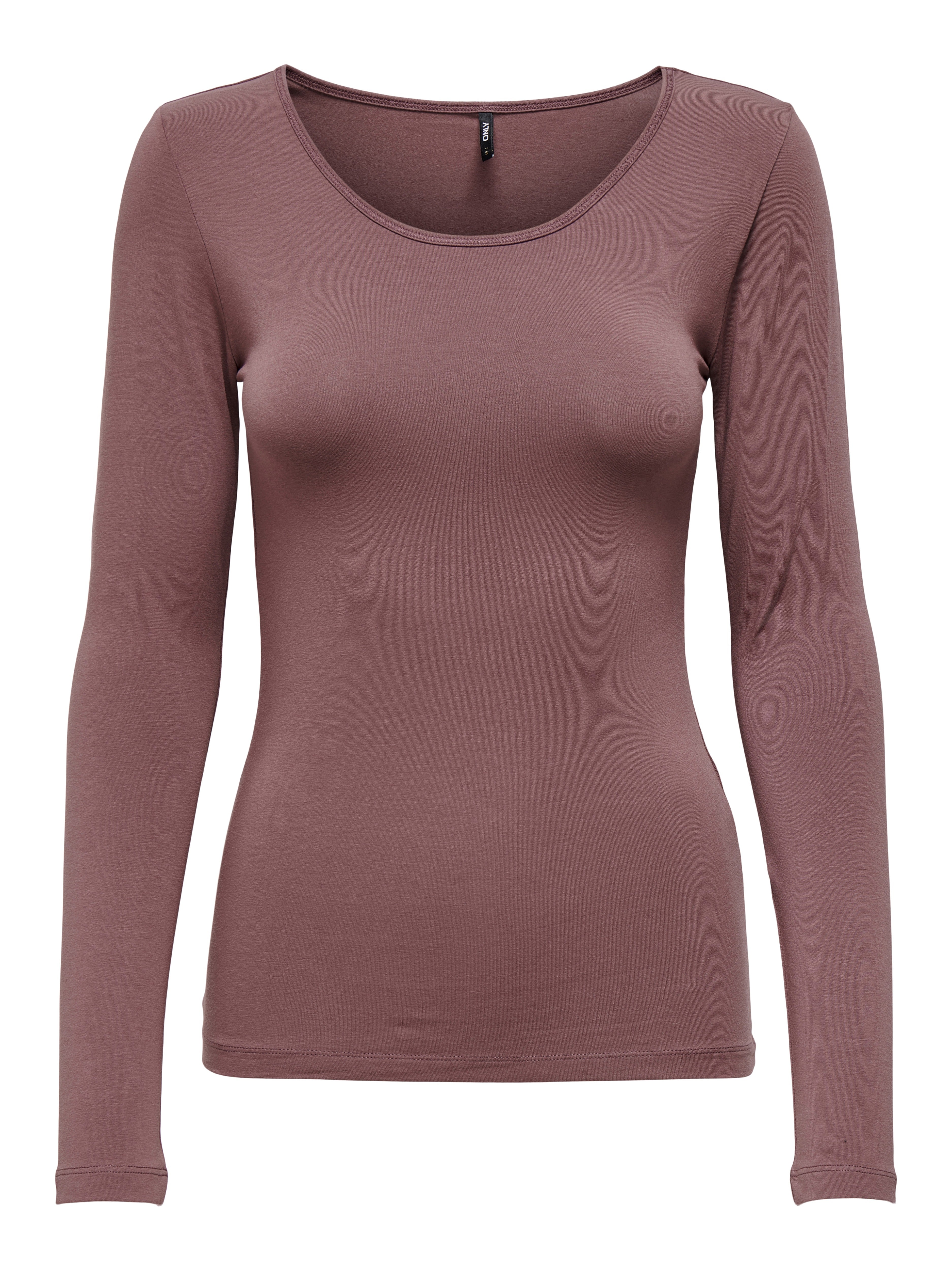 Only Damen T-Shirts Rose Brown