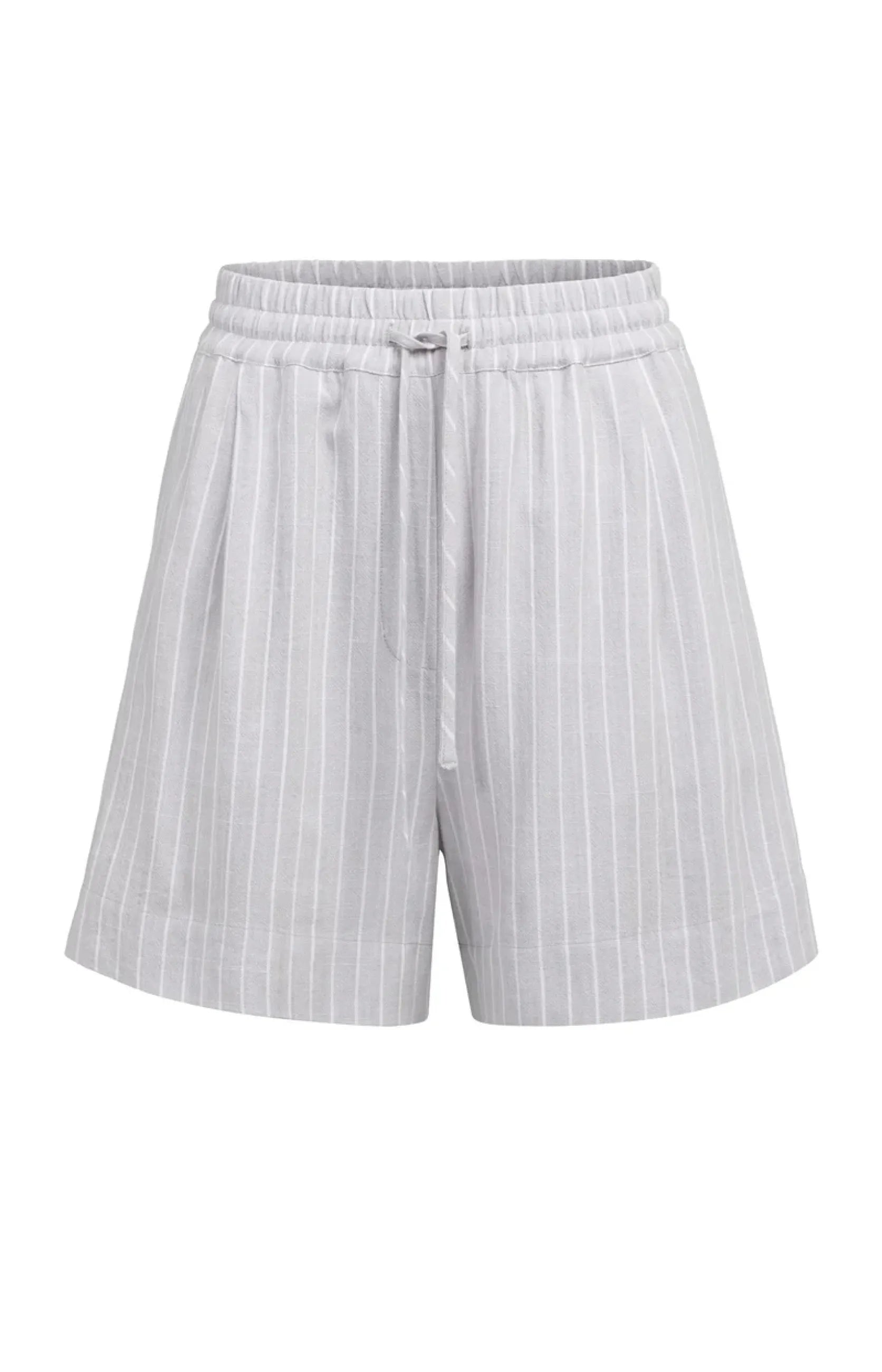 Gestreifte Shorts mit elastischem Bund