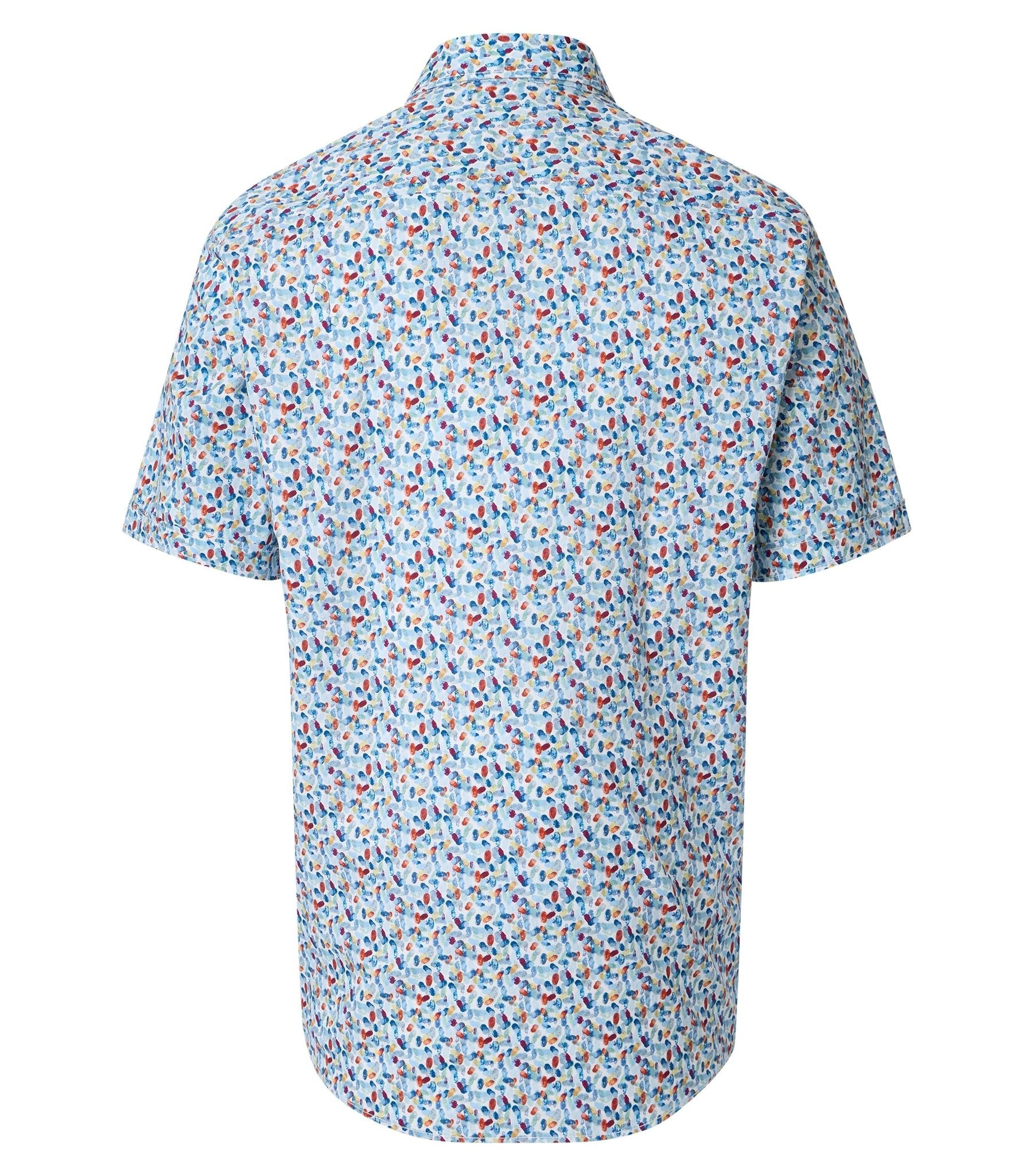 Casa Moda Herren Hemden kurz Blau