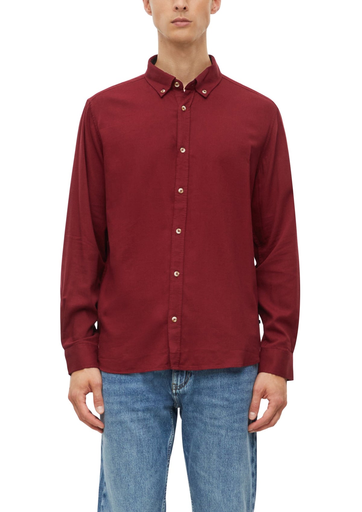 S. Oliver red Herren Hemden lang Red