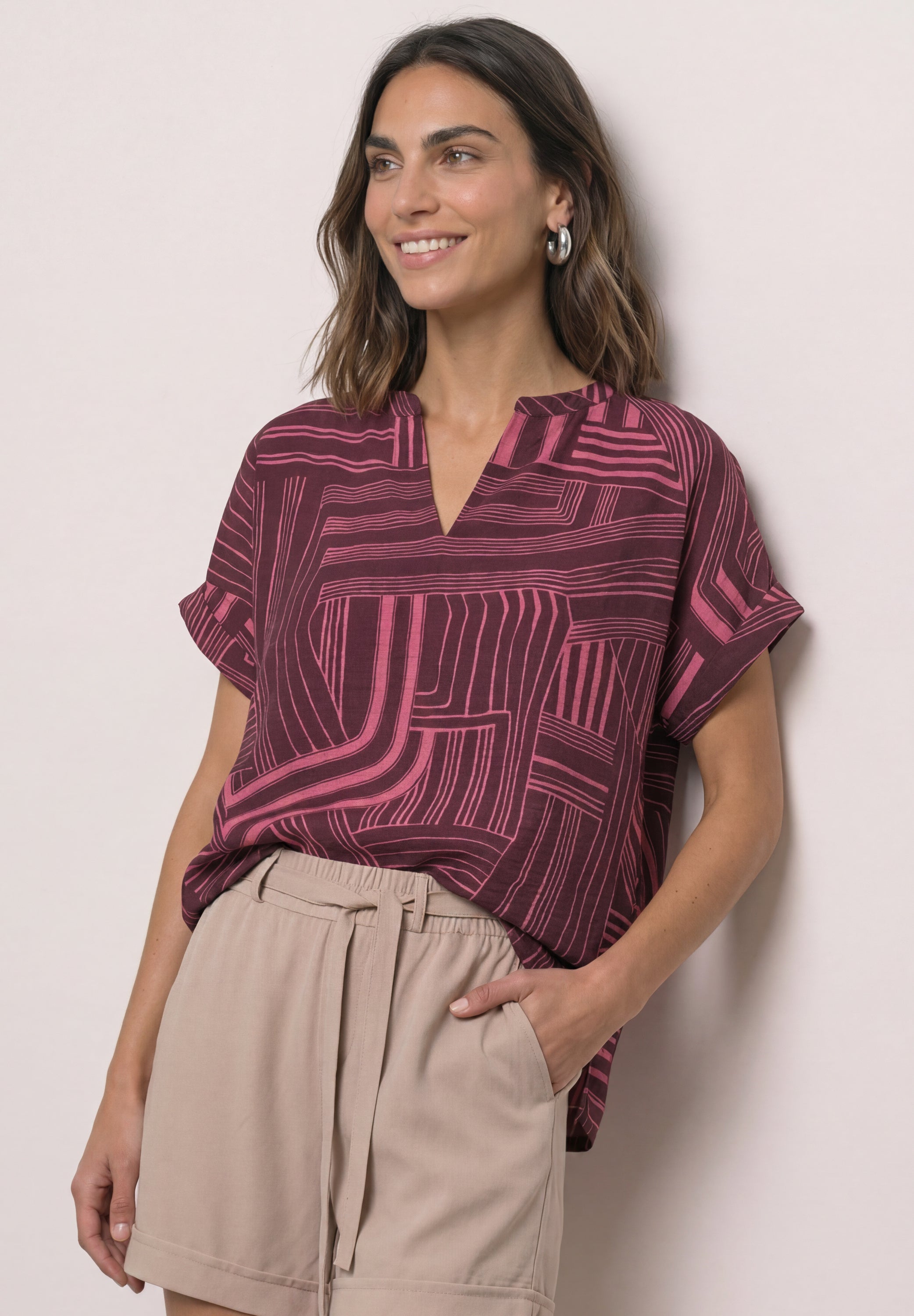 Street One Damen T-Shirts Blush Ber