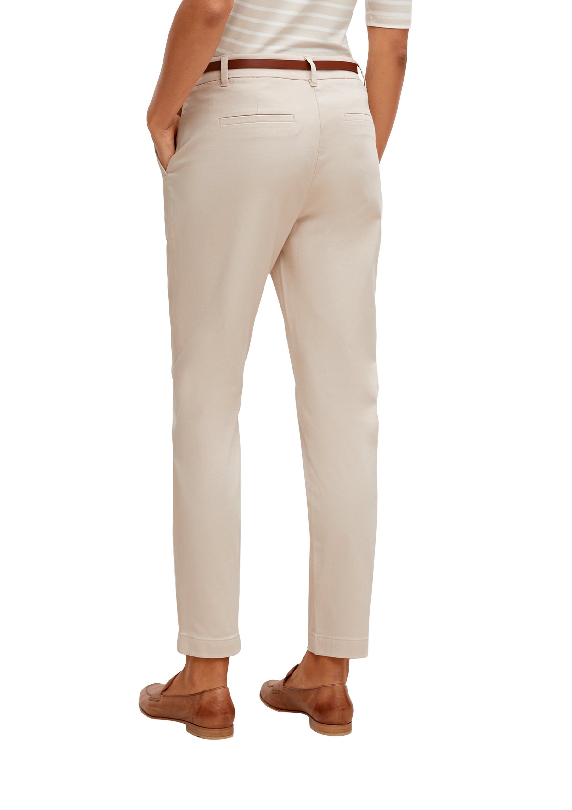 Comma Damen Hosen Brown