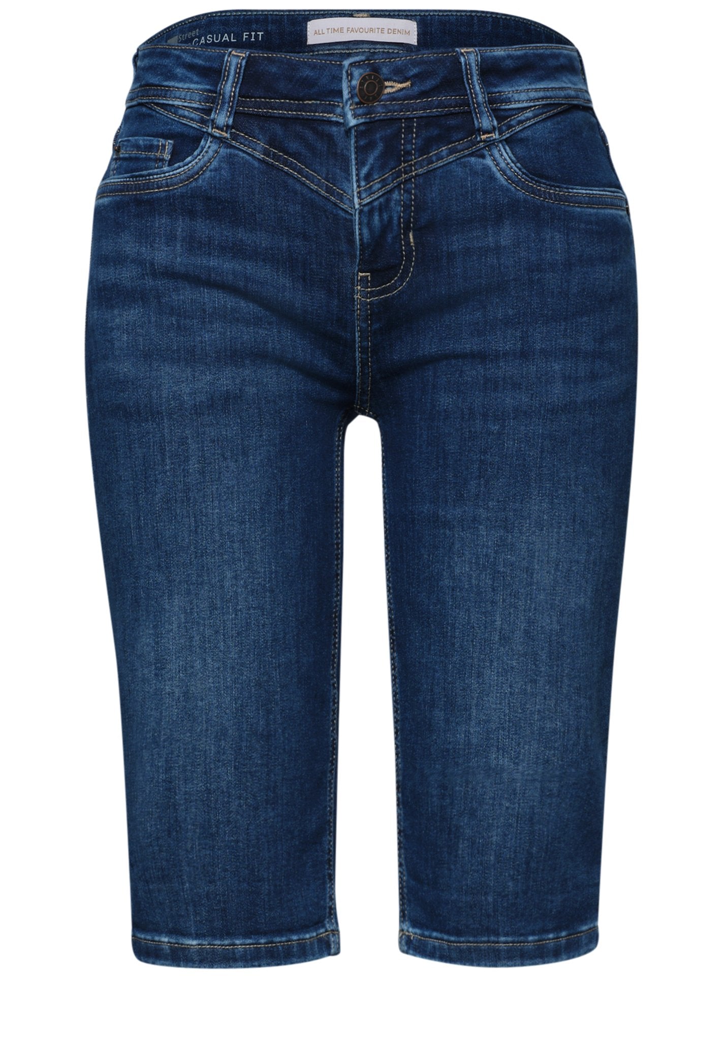 Street One Damen Hosen Dark Blue
