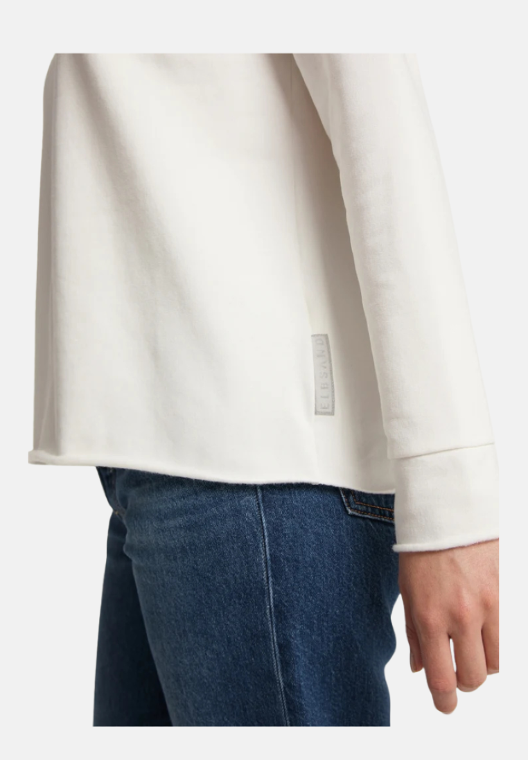Elbsand Damen Sweatshirts Cloud White