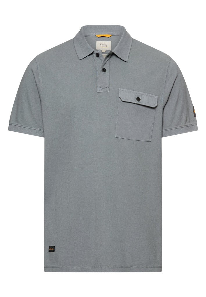 Camel active Herren Polo-Shirts Stormy Blue