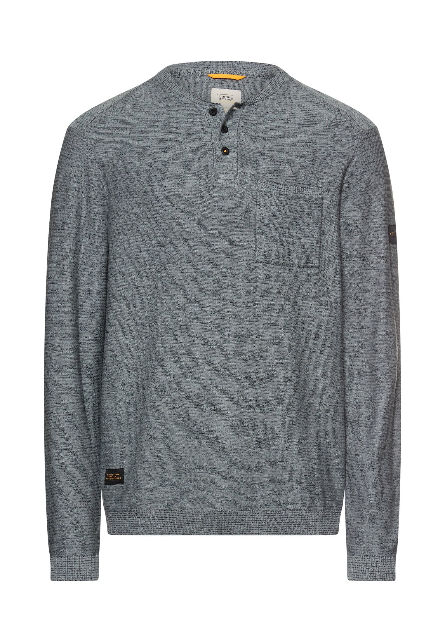 Camel active Herren Pullover Stormy Blue
