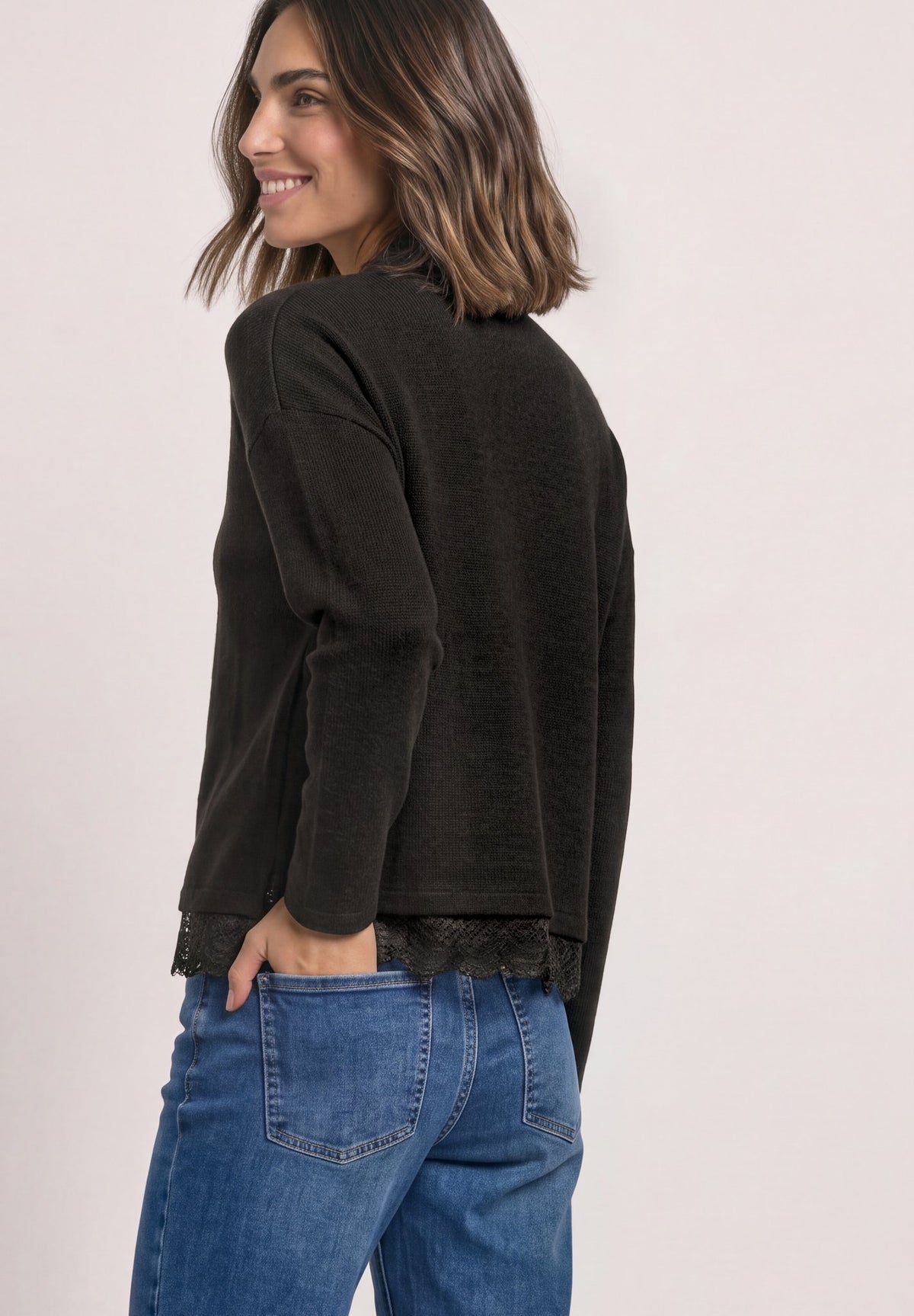 Street One Damen T-Shirts Black Cof