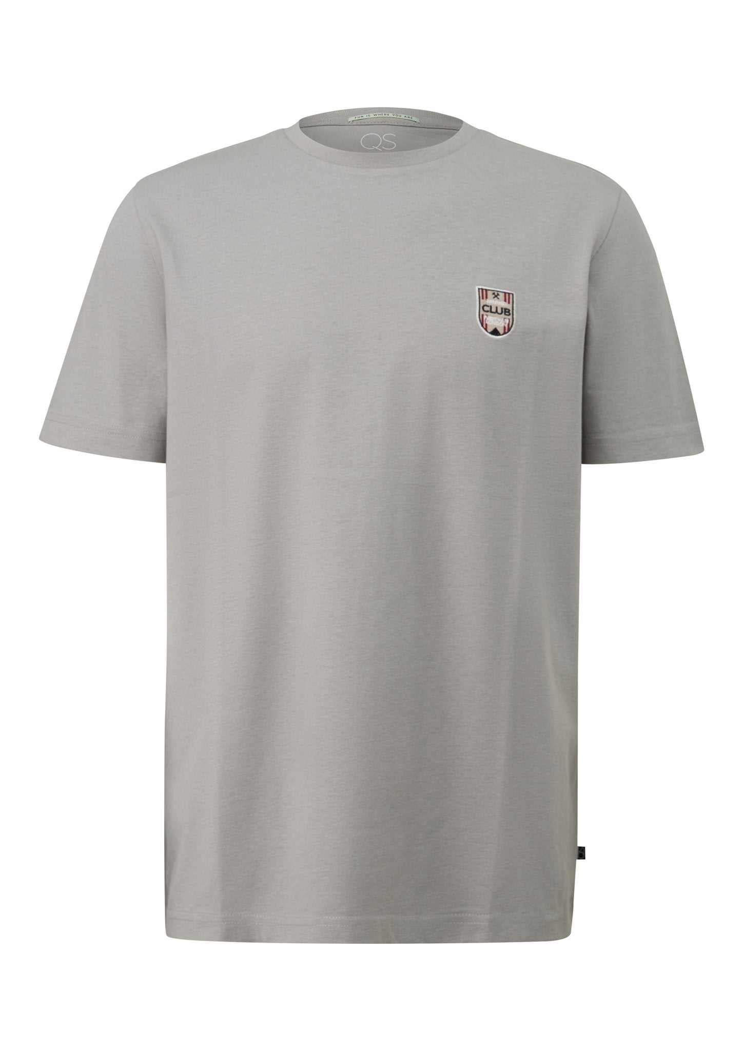 QS by S.Oliver Herren T-Shirts kurz Grey/Black
