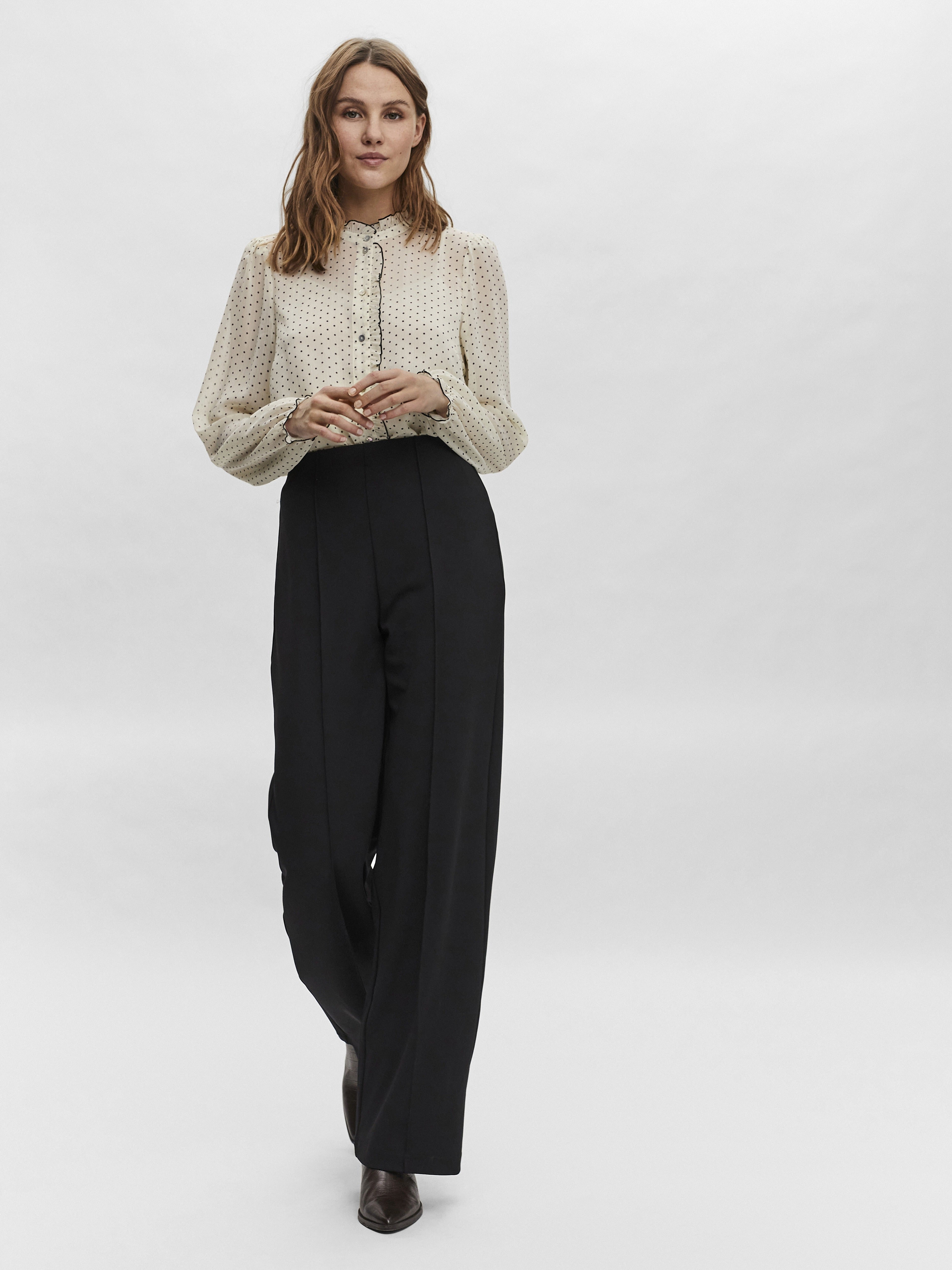 Vero Moda Damen Hosen Black