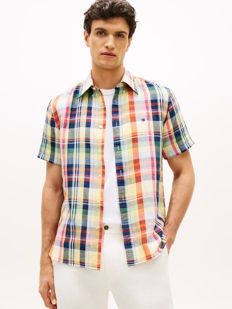 Tommy Hilfiger Herren T-Shirts kurz Pa Orange