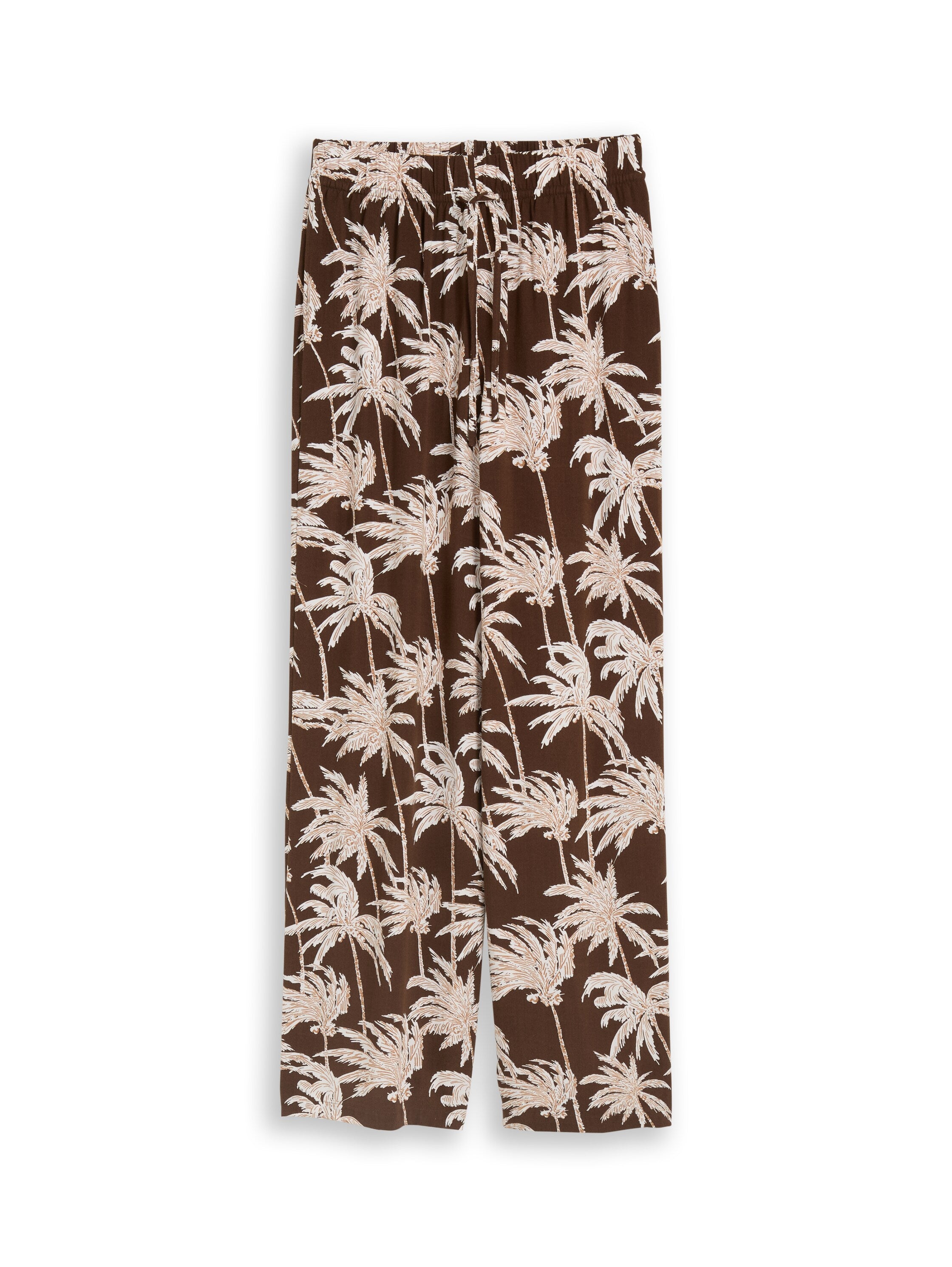 Tom Tailor denim Damen Hosen Brown Palmtree