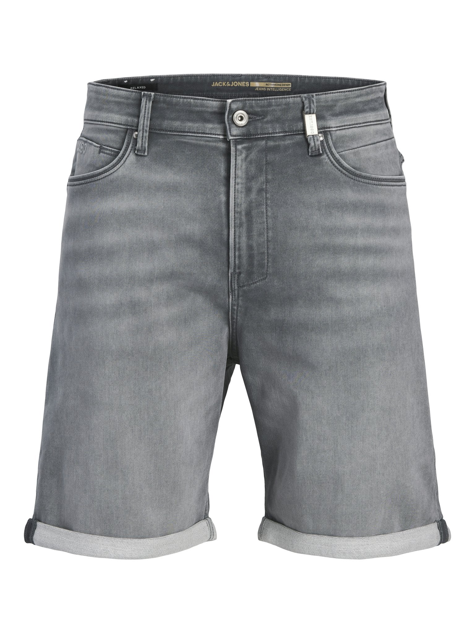 Jack & Jones Herren Shorts Grey Denim
