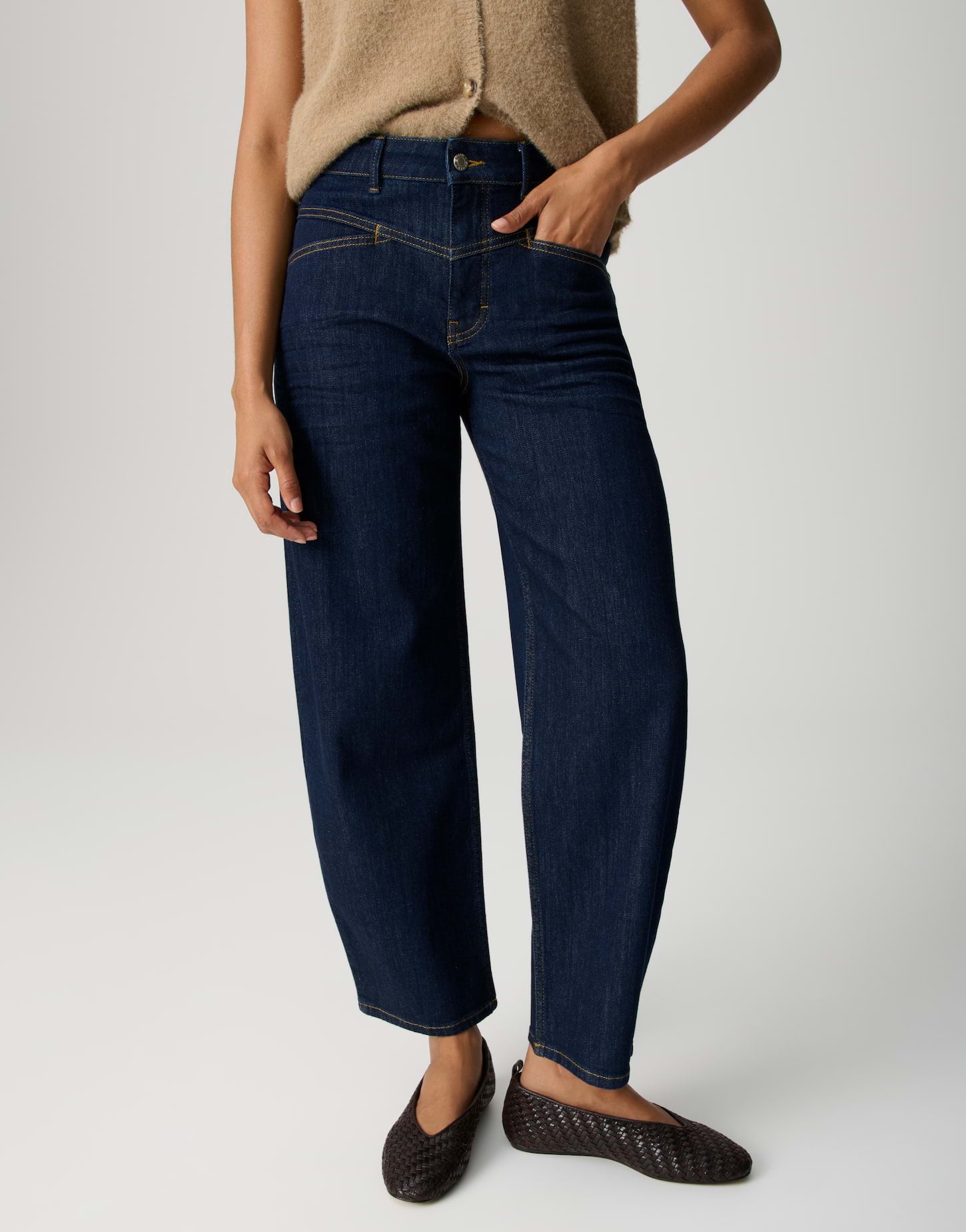 Opus Pants Damen Jeans Rinse