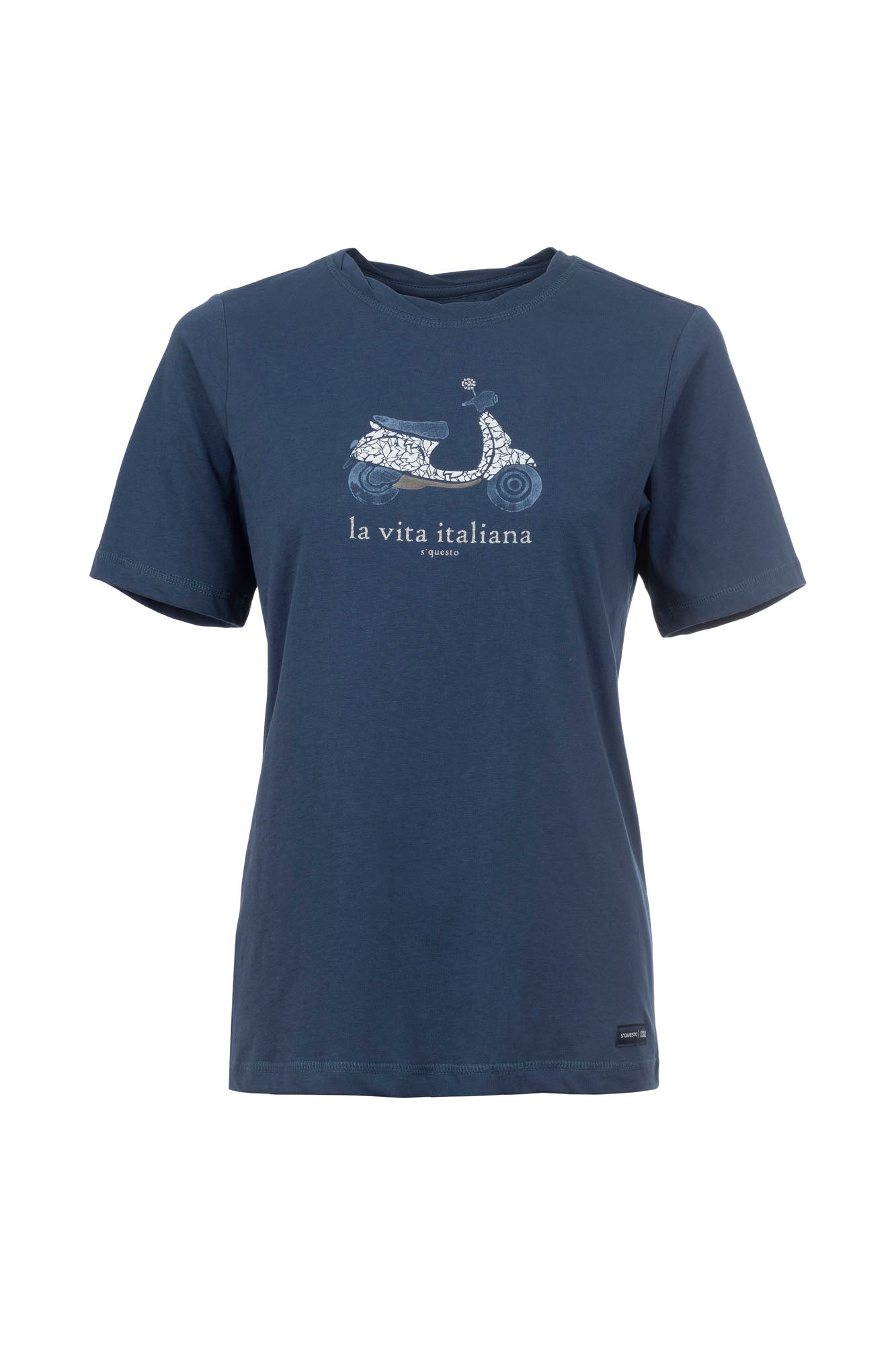 Soquesto Damen T-Shirts Rauchblau
