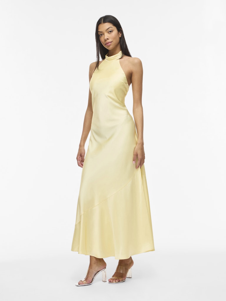 Vila Damen Kleider Pastel Yellow