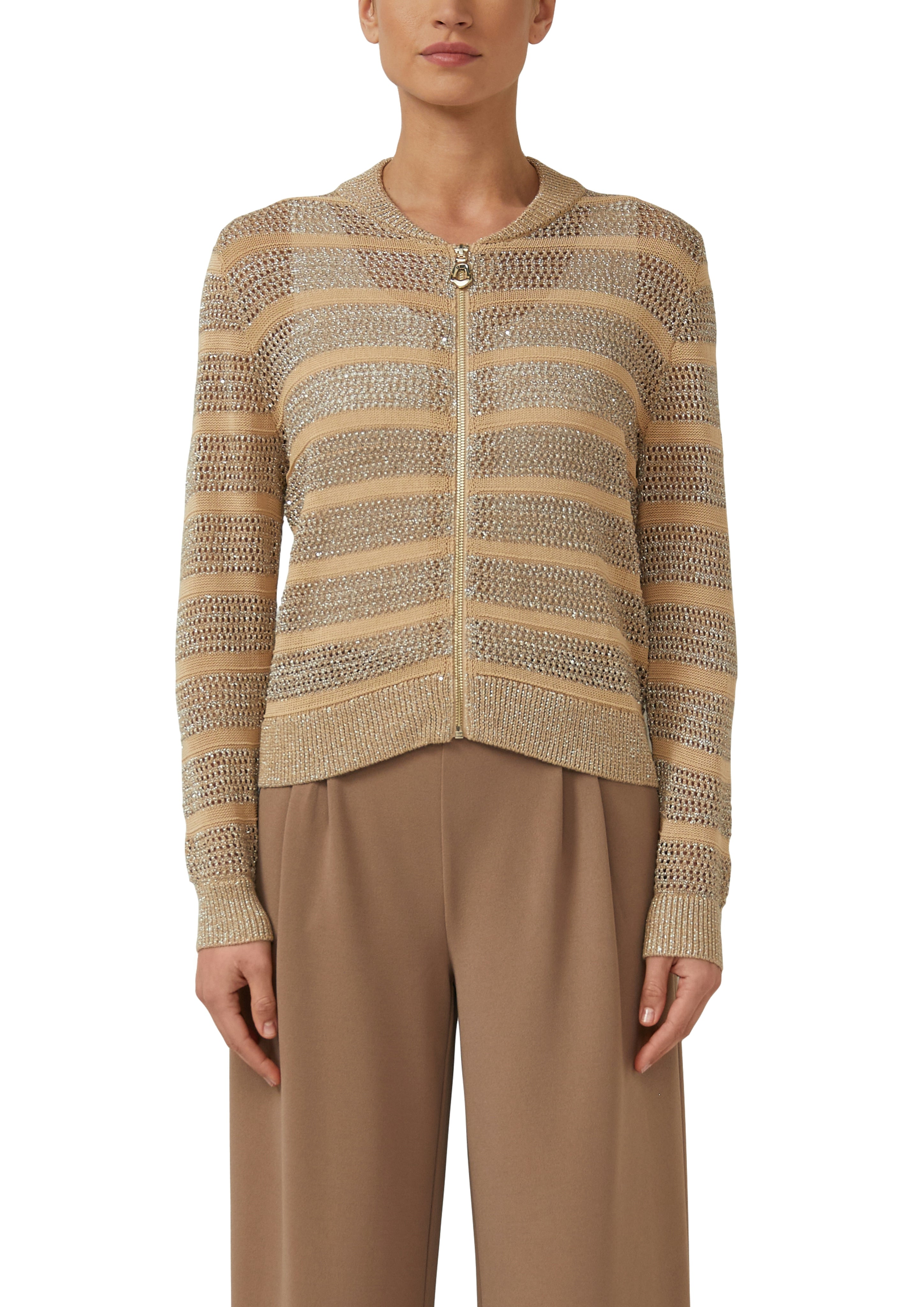 S. Oliver black Damen Strickjacken Brown