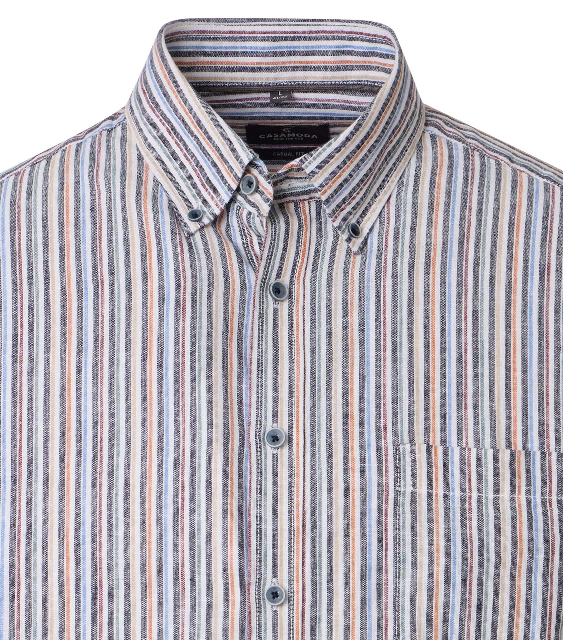 Casa Moda Herren Hemden kurz Blau