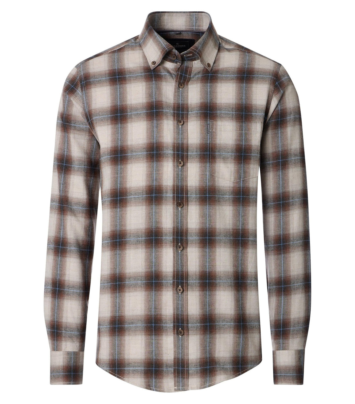Casa Moda Herren Hemden Braun