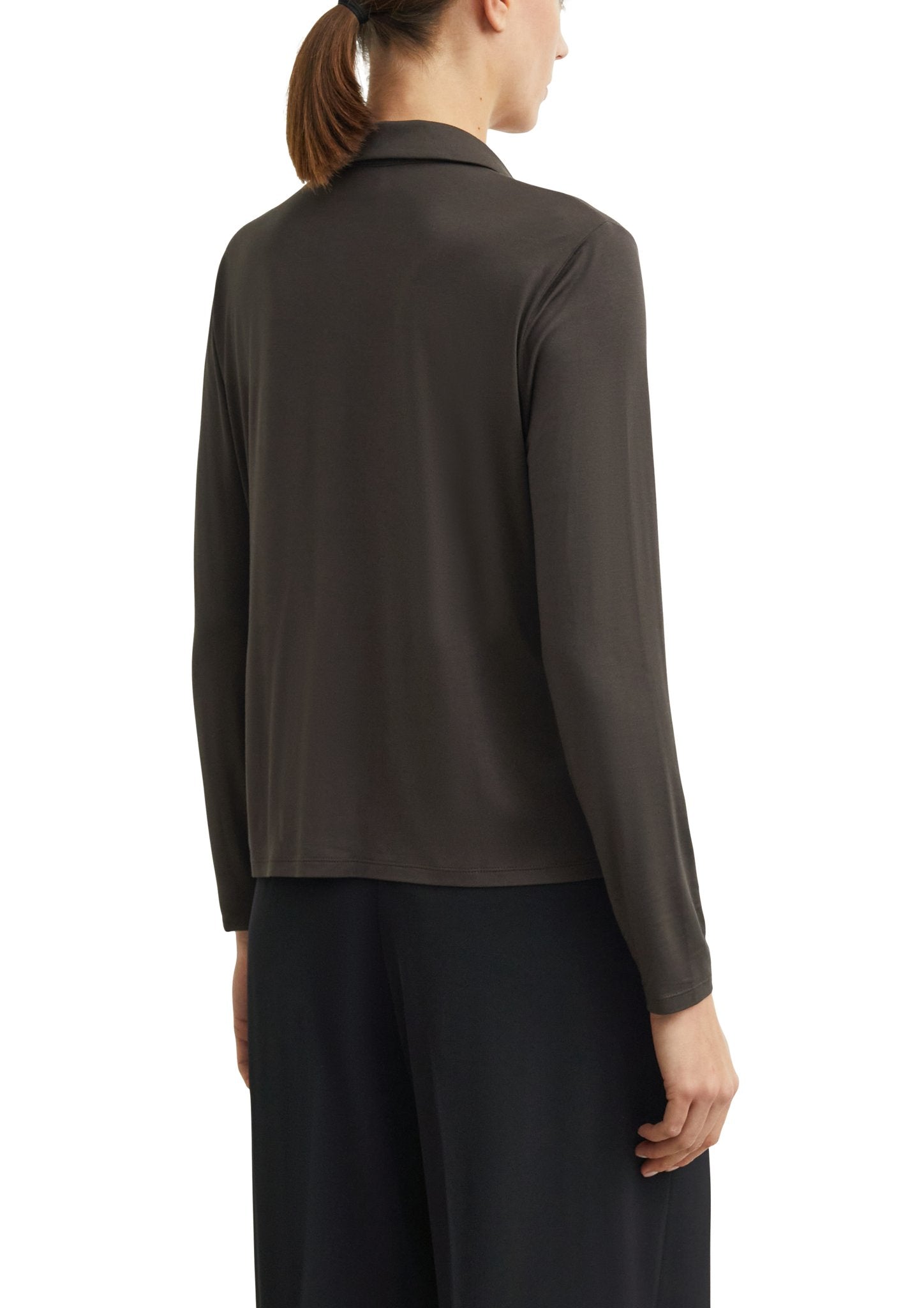 Comma Damen T-Shirts Brown