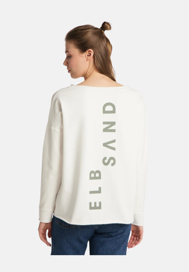Elbsand Damen Sweatshirts Cloud White