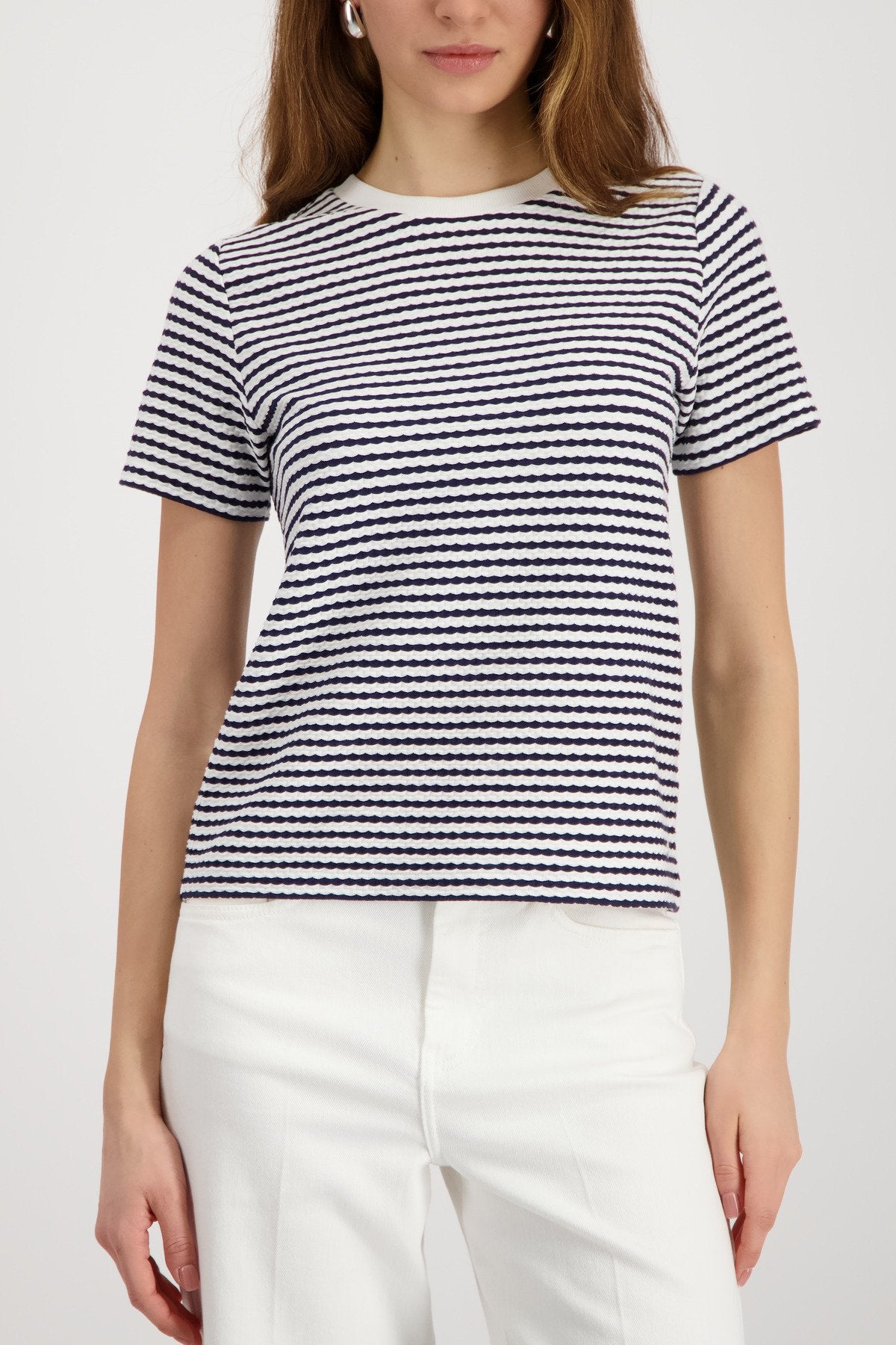 Monari Damen T-Shirts Marine Ring