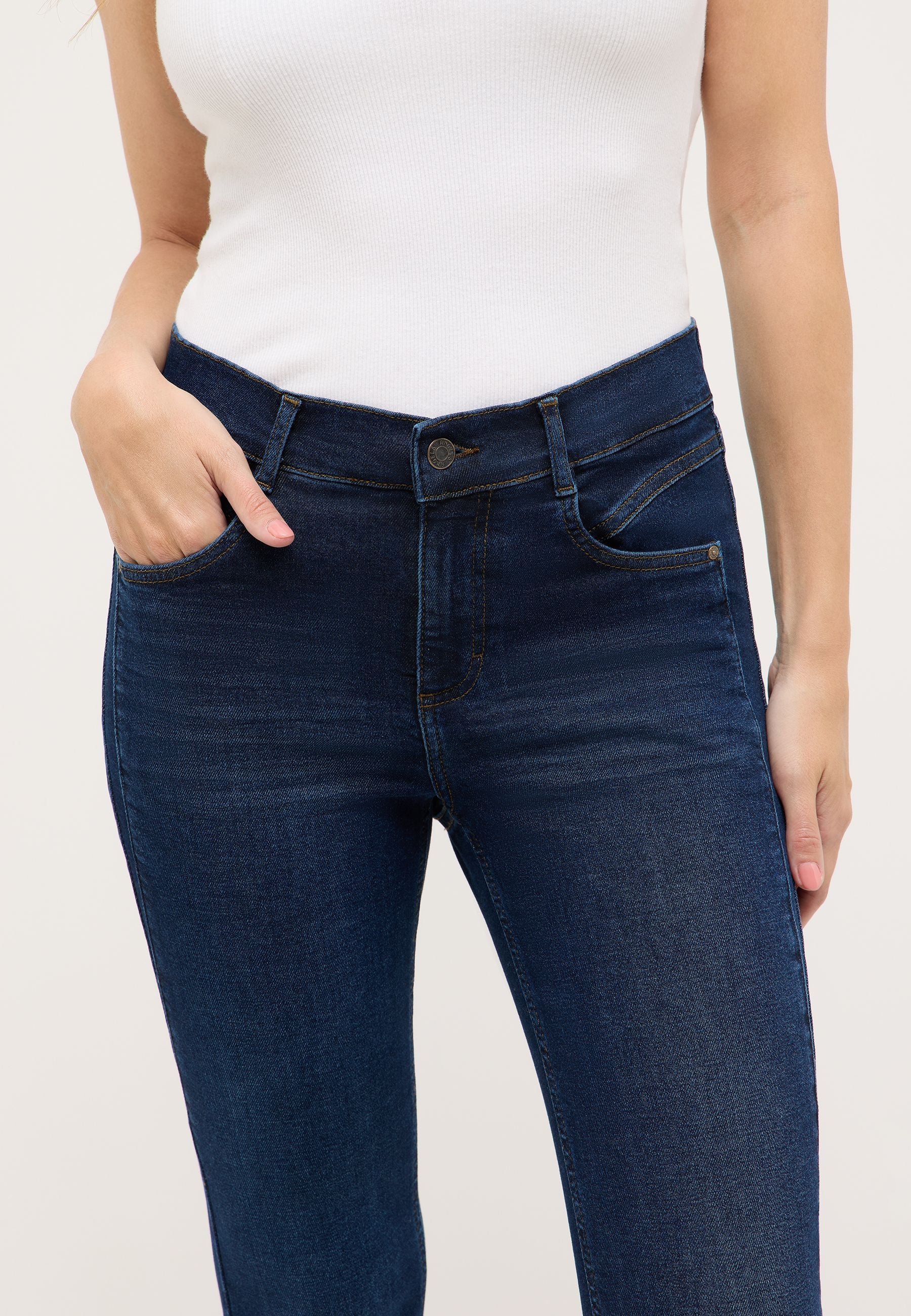 Angels Damen Jeans Dark Indig