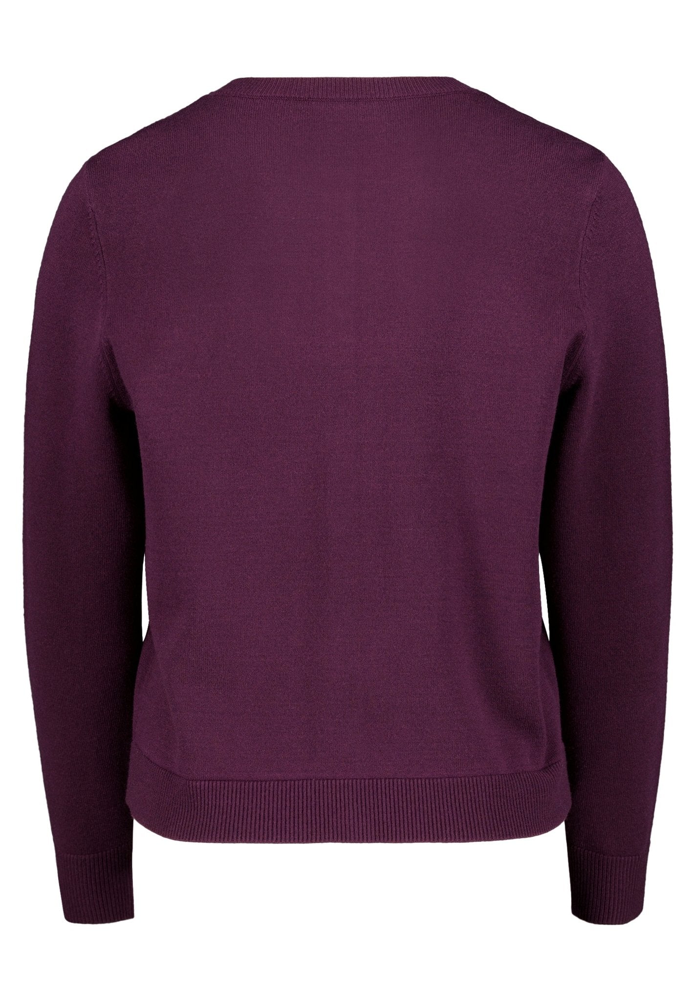 Cartoon Damen Strickjacken Dark Dahlia