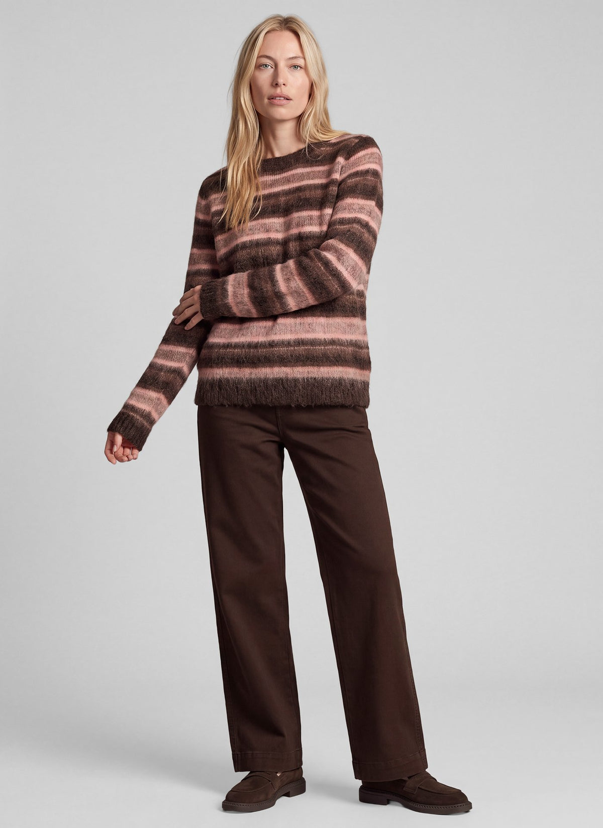 Rabe Damen Pullover Mokka