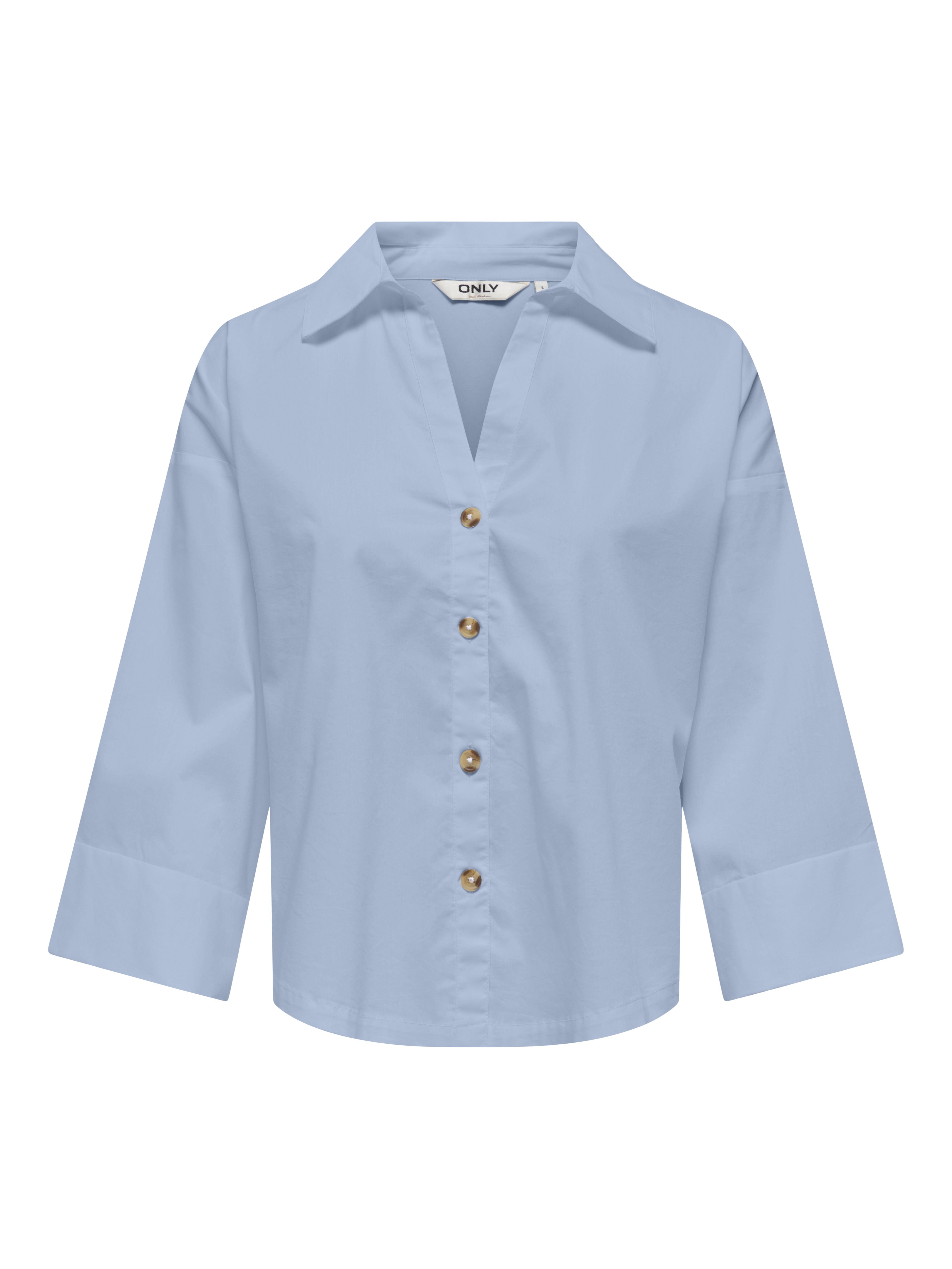 only Damen Blusen Cashmere Blue