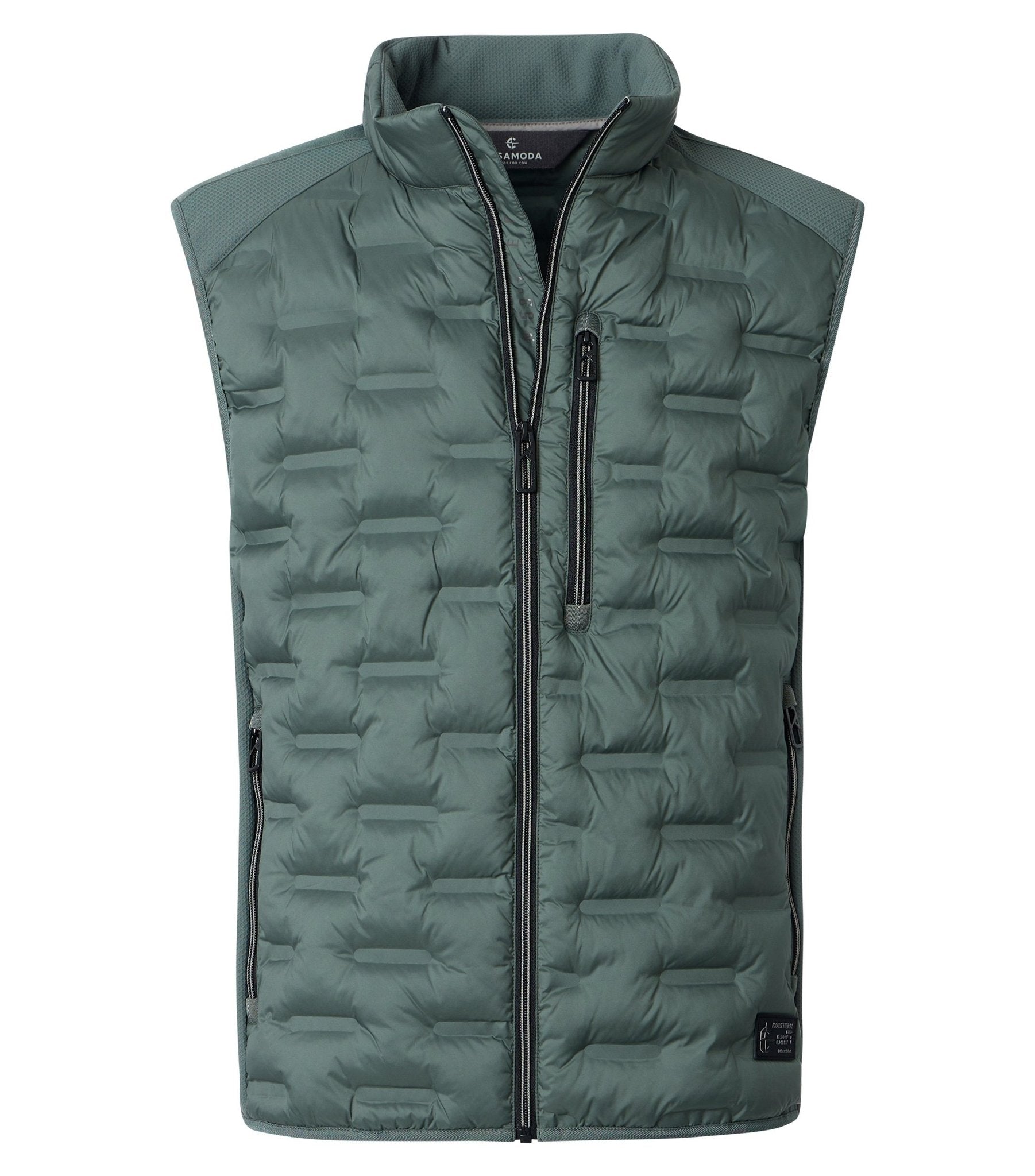 Casa Moda Herren Westen Tuerkis
