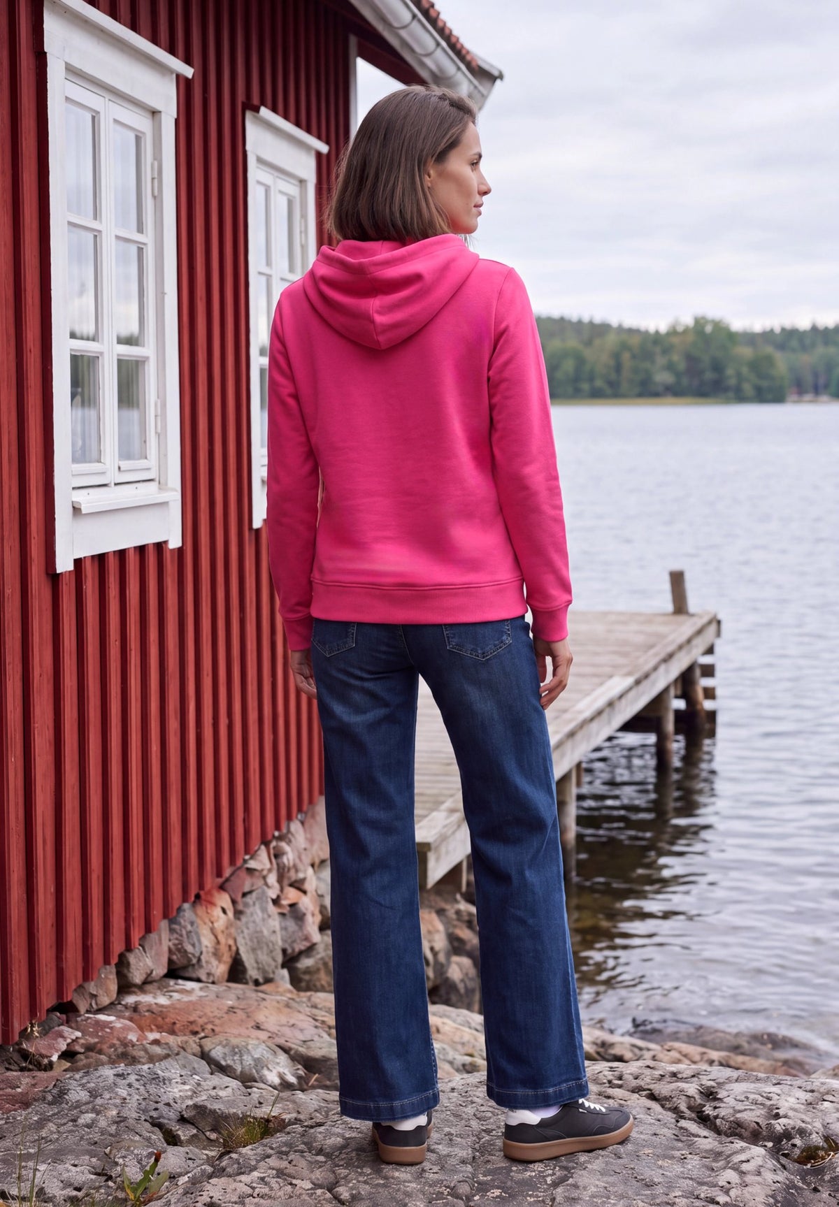 Cecil Damen Pullover Pink Flas