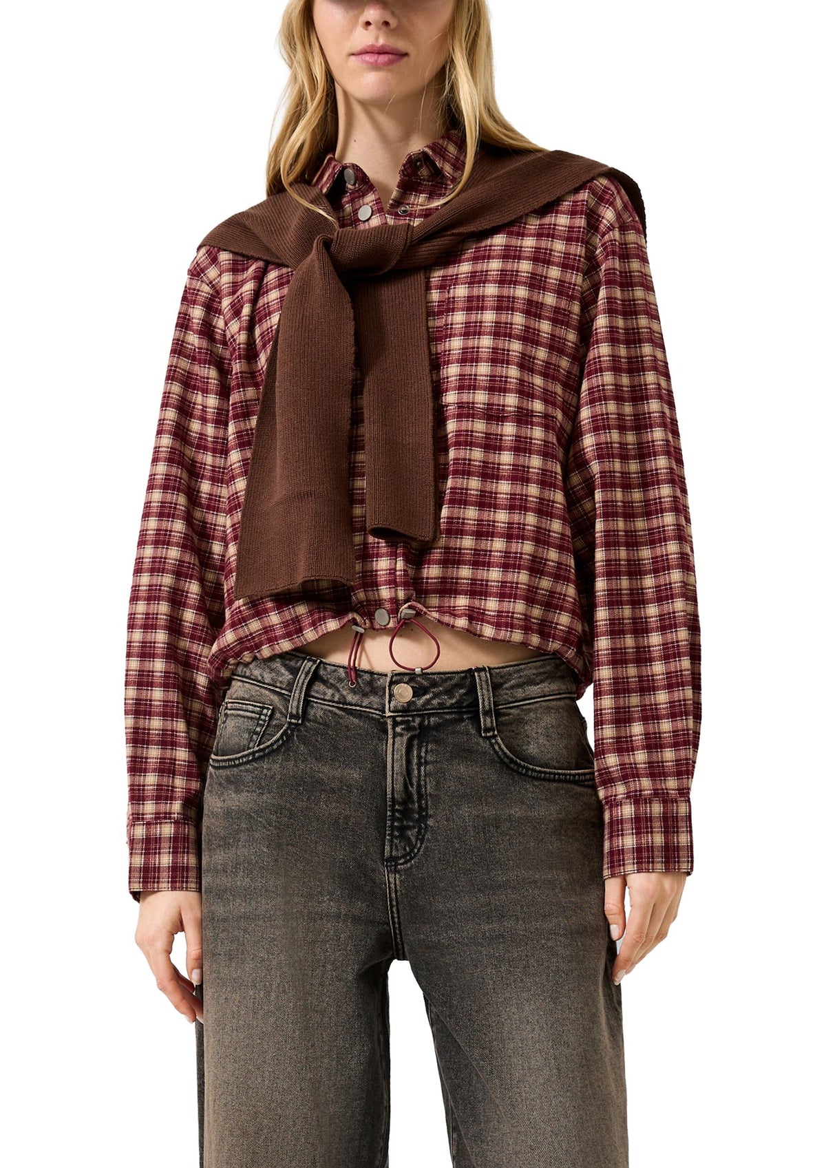 QS by S.Oliver Damen Blusen N Red