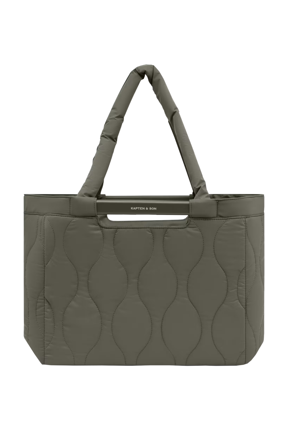 Vaasa Shopping Basket - Quilted Khaki