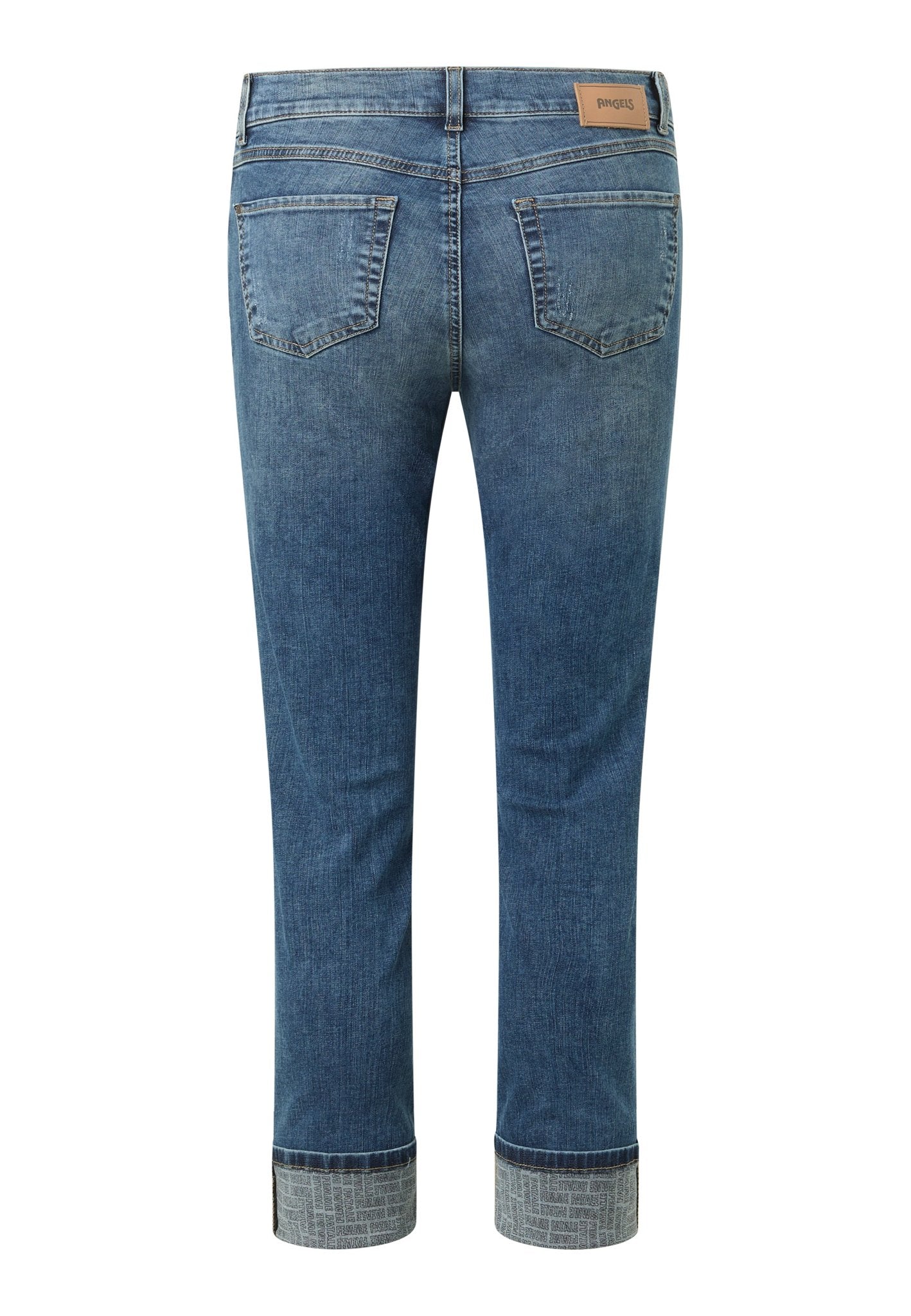 Angels Damen Jeans Mid Blue U