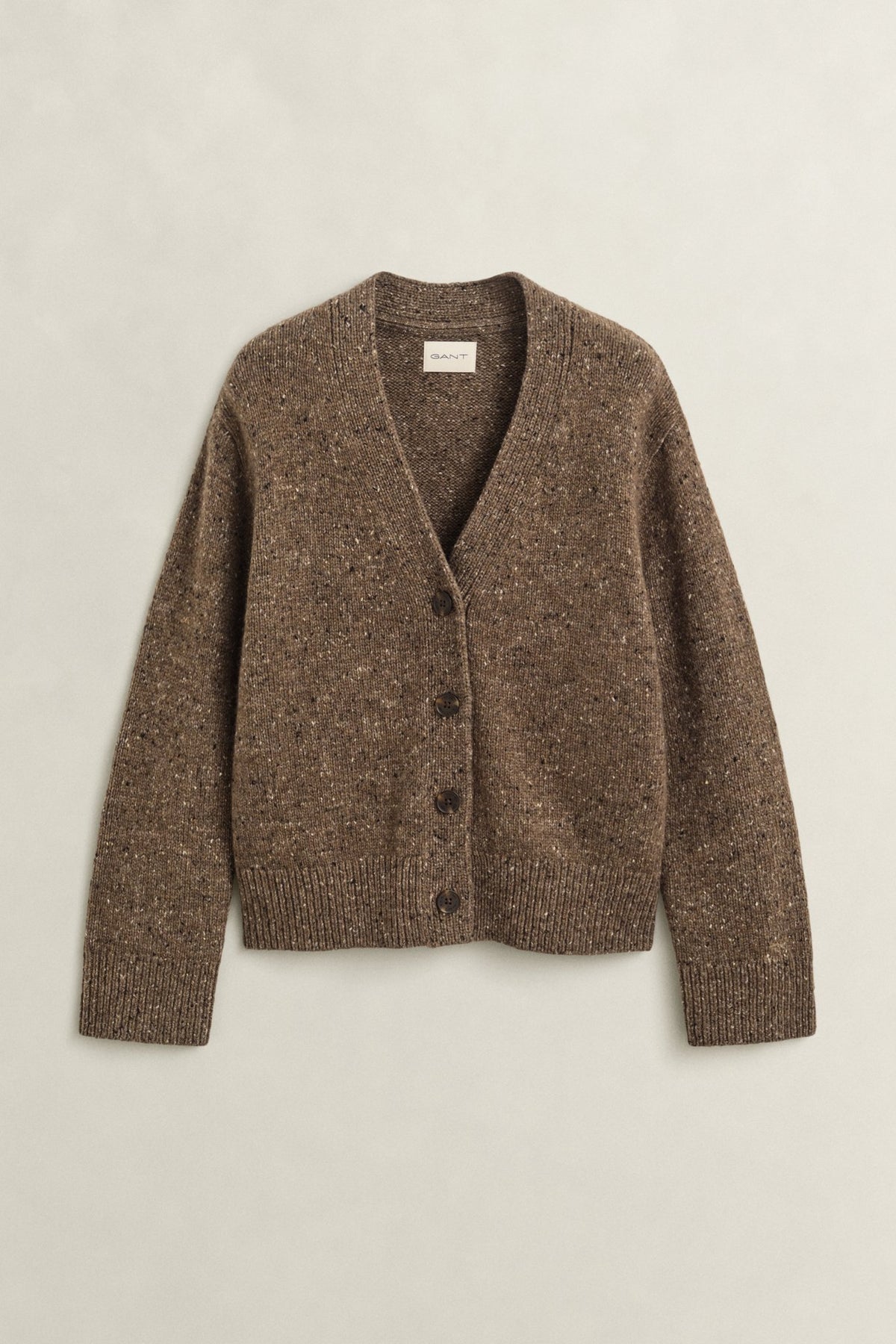 Gant Damen Strickjacken Caramel Bro