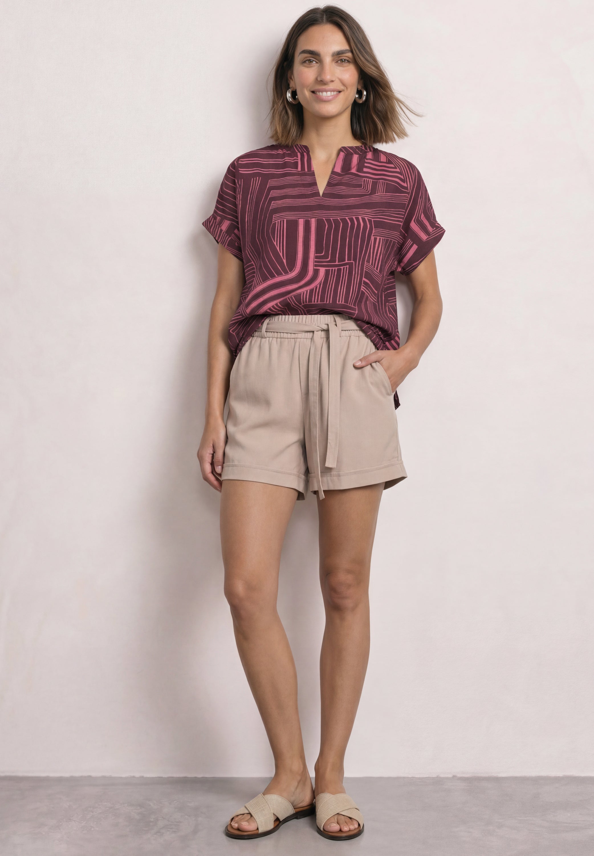 Street One Damen T-Shirts Blush Ber
