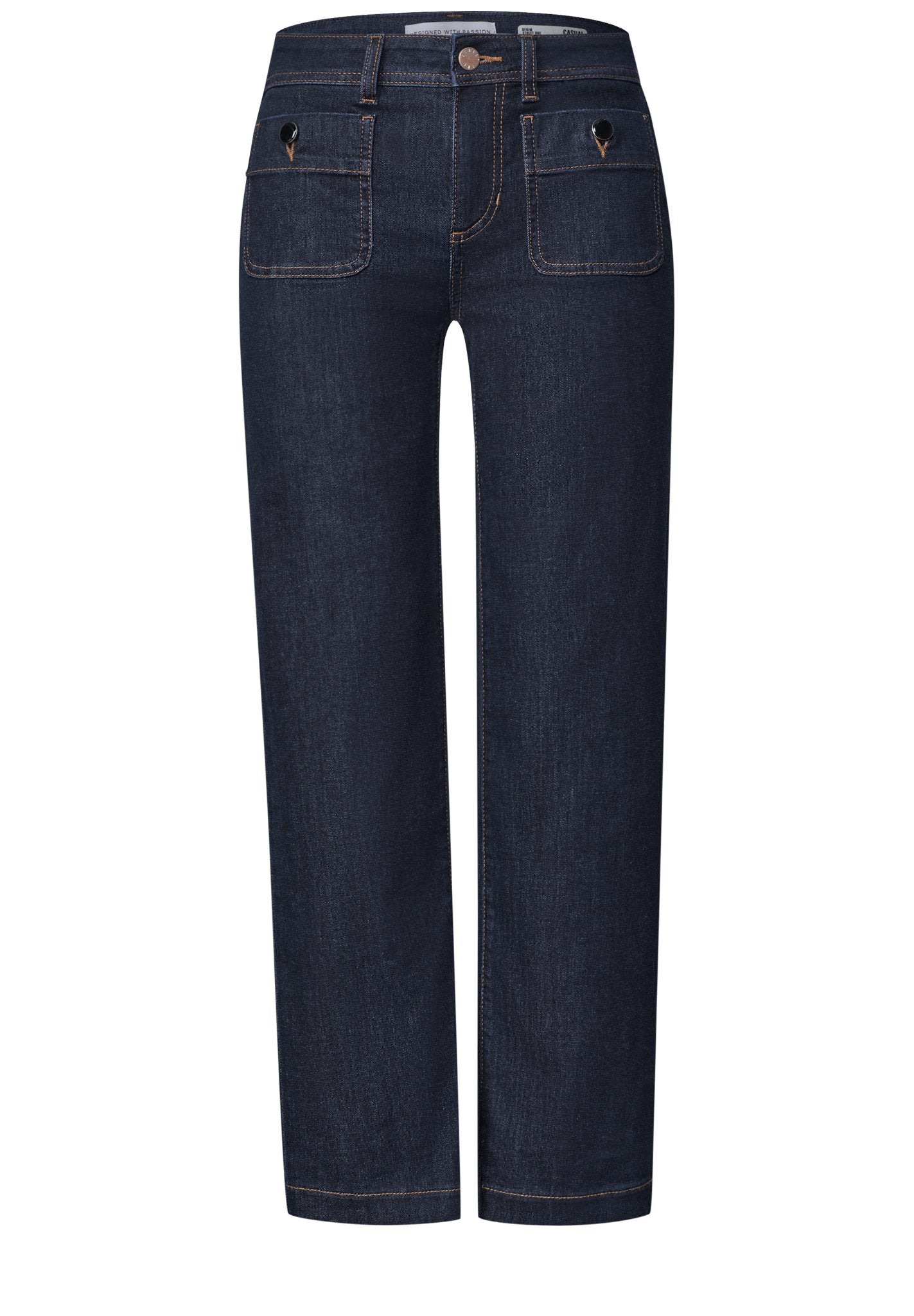 Street One Damen Hosen Rinse Was