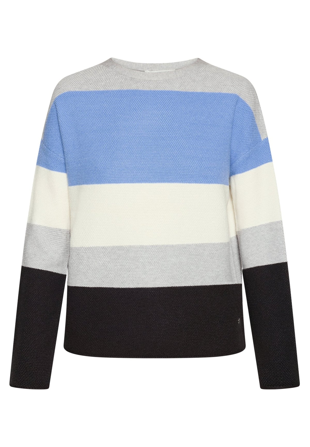 Betty & Co Damen Pullover Light Blue/Grey