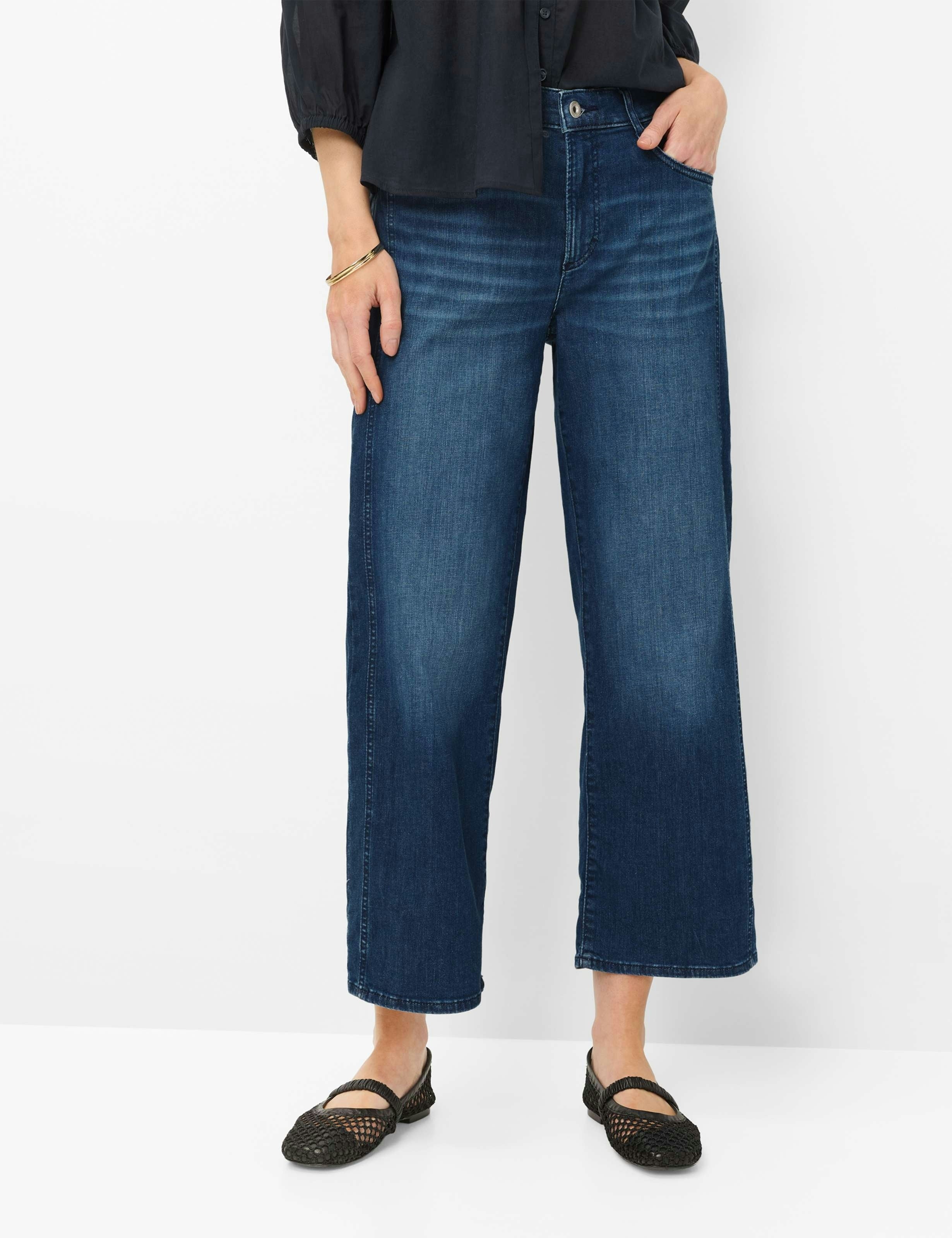 Brax Damen Jeans Used Regular Bl