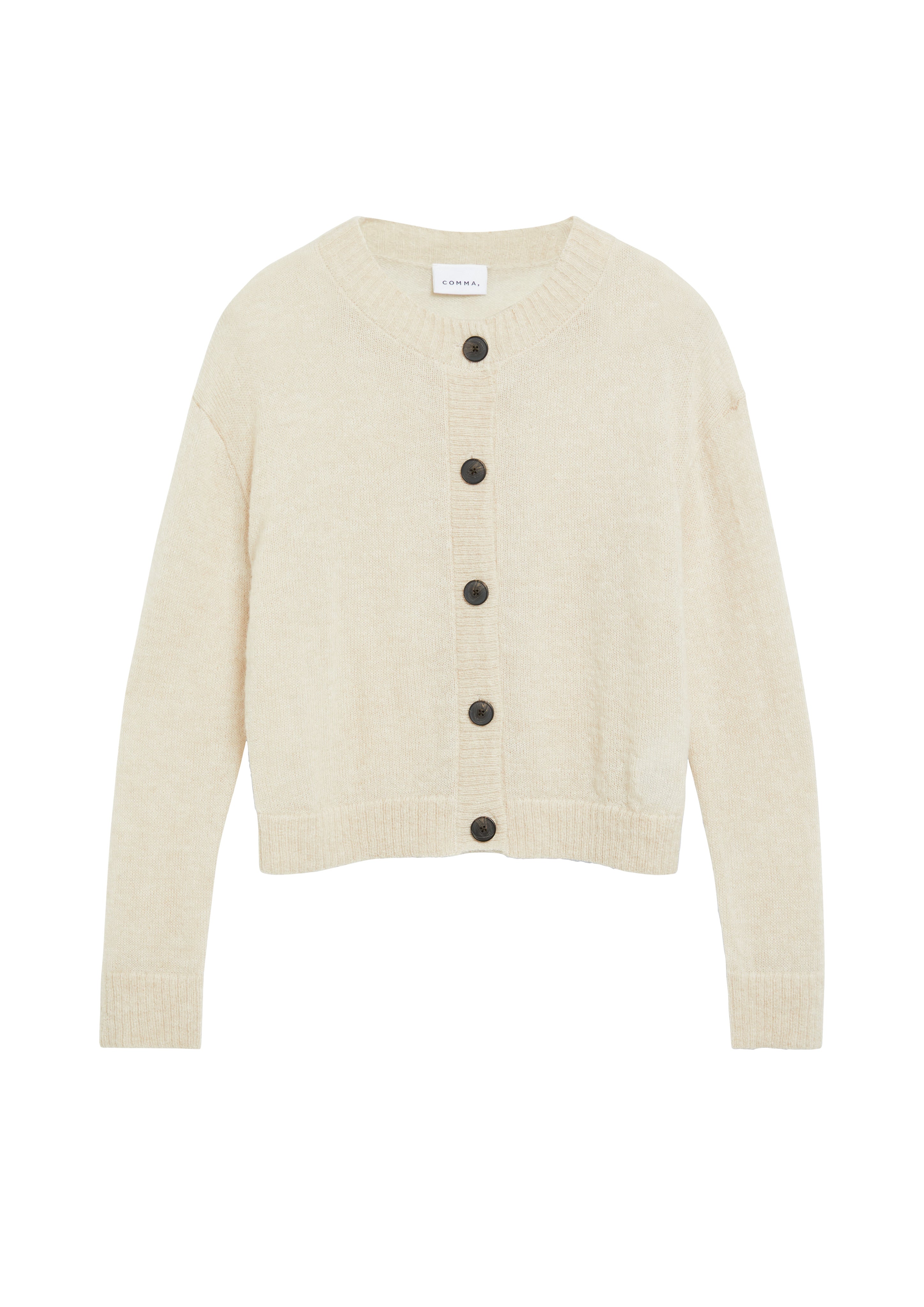 Comma Damen Strickjacken Grey/Black
