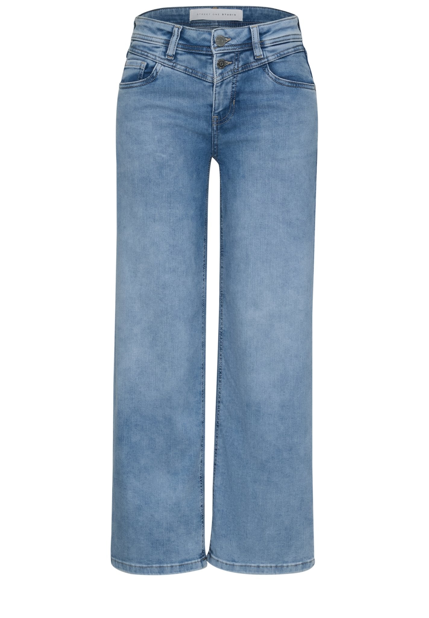 Street One Studio Damen Hosen Light Blu