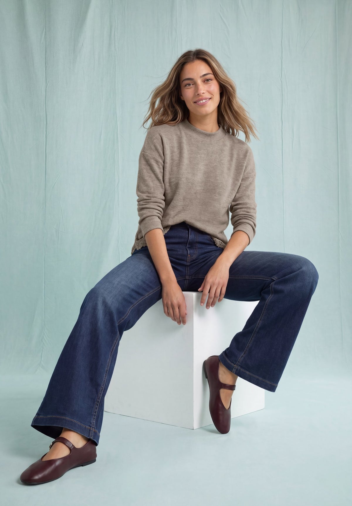 Street One Damen T-Shirts Sanded Am