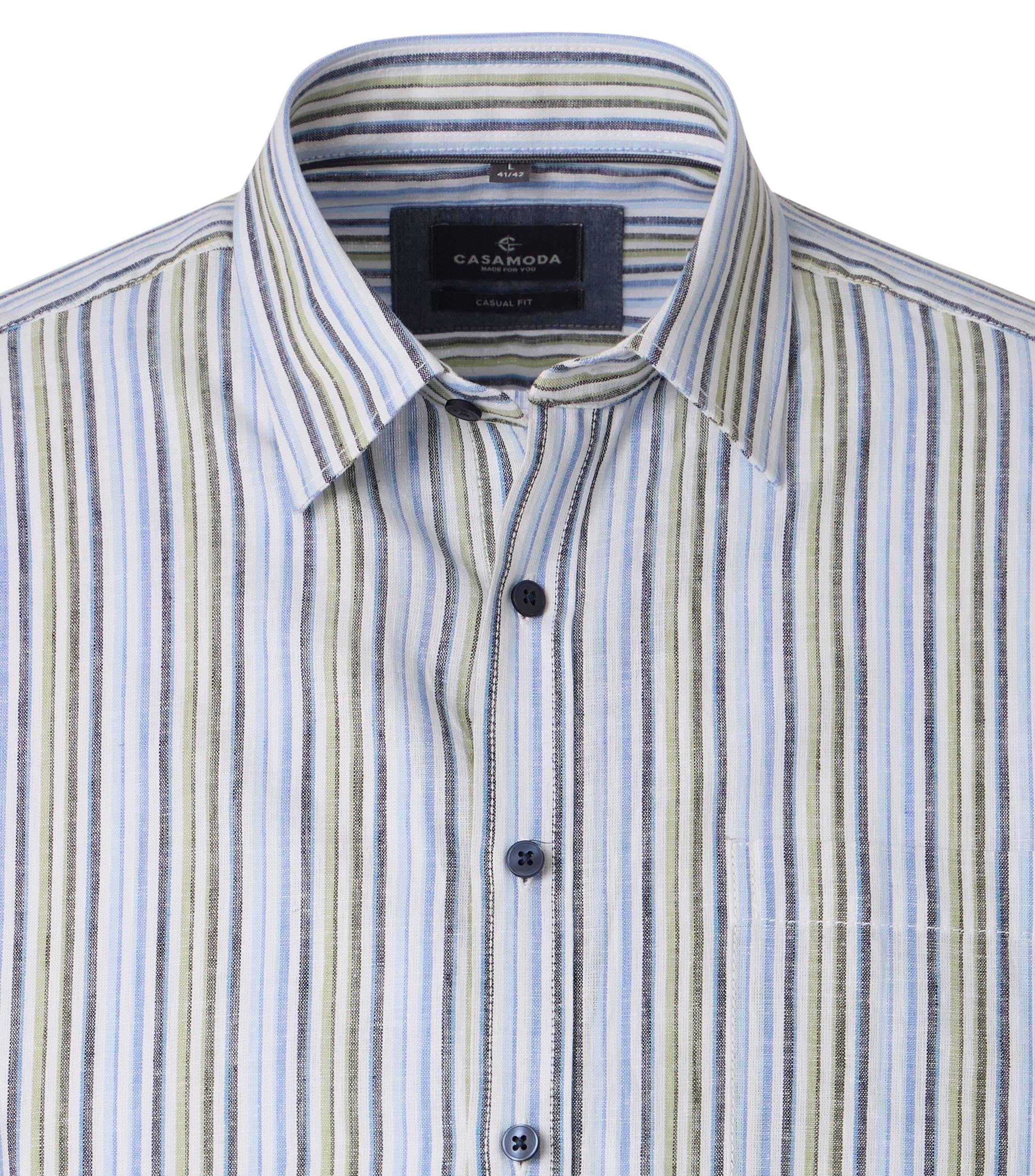 Casa Moda Herren Hemden kurz Blau